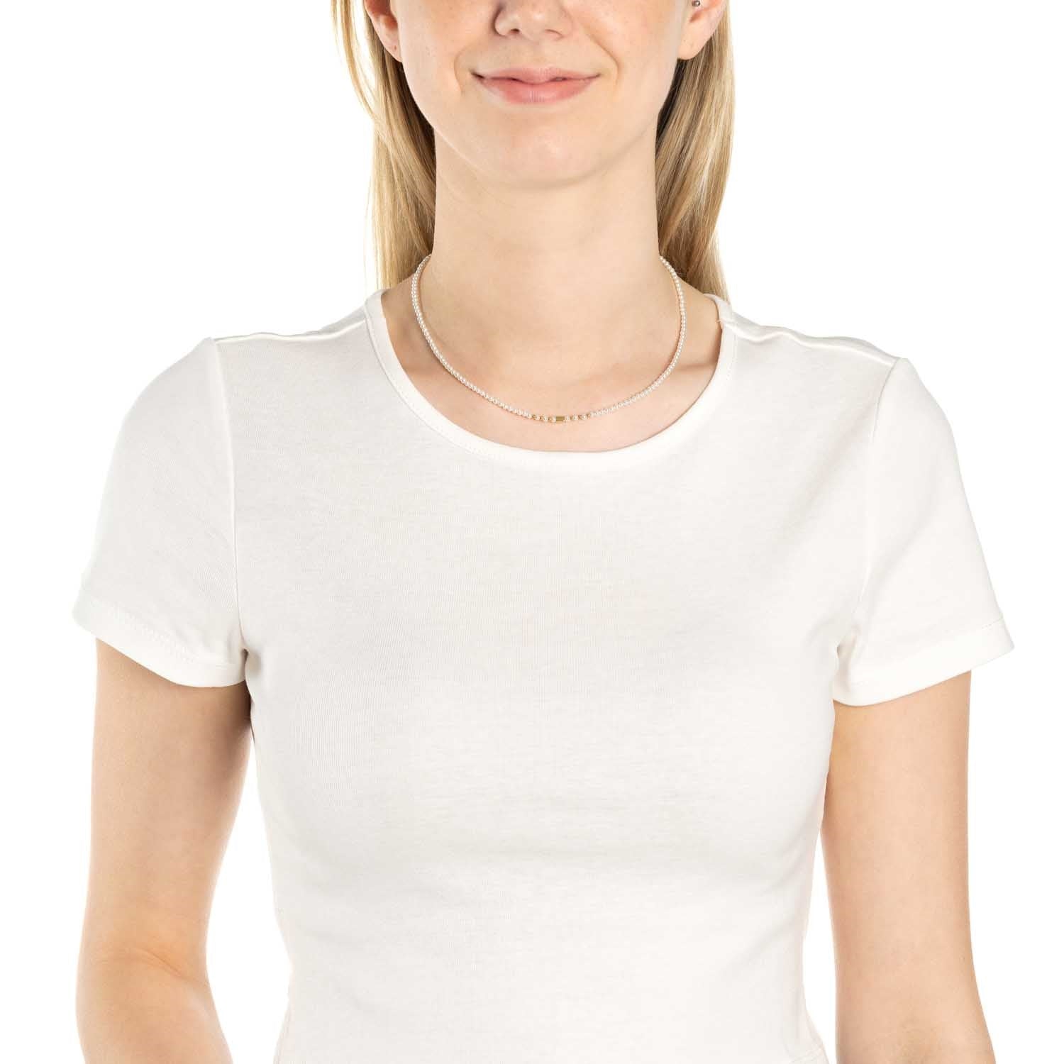 leonardo-doro-ciao-collier-perles-blanc-40-cm image 3