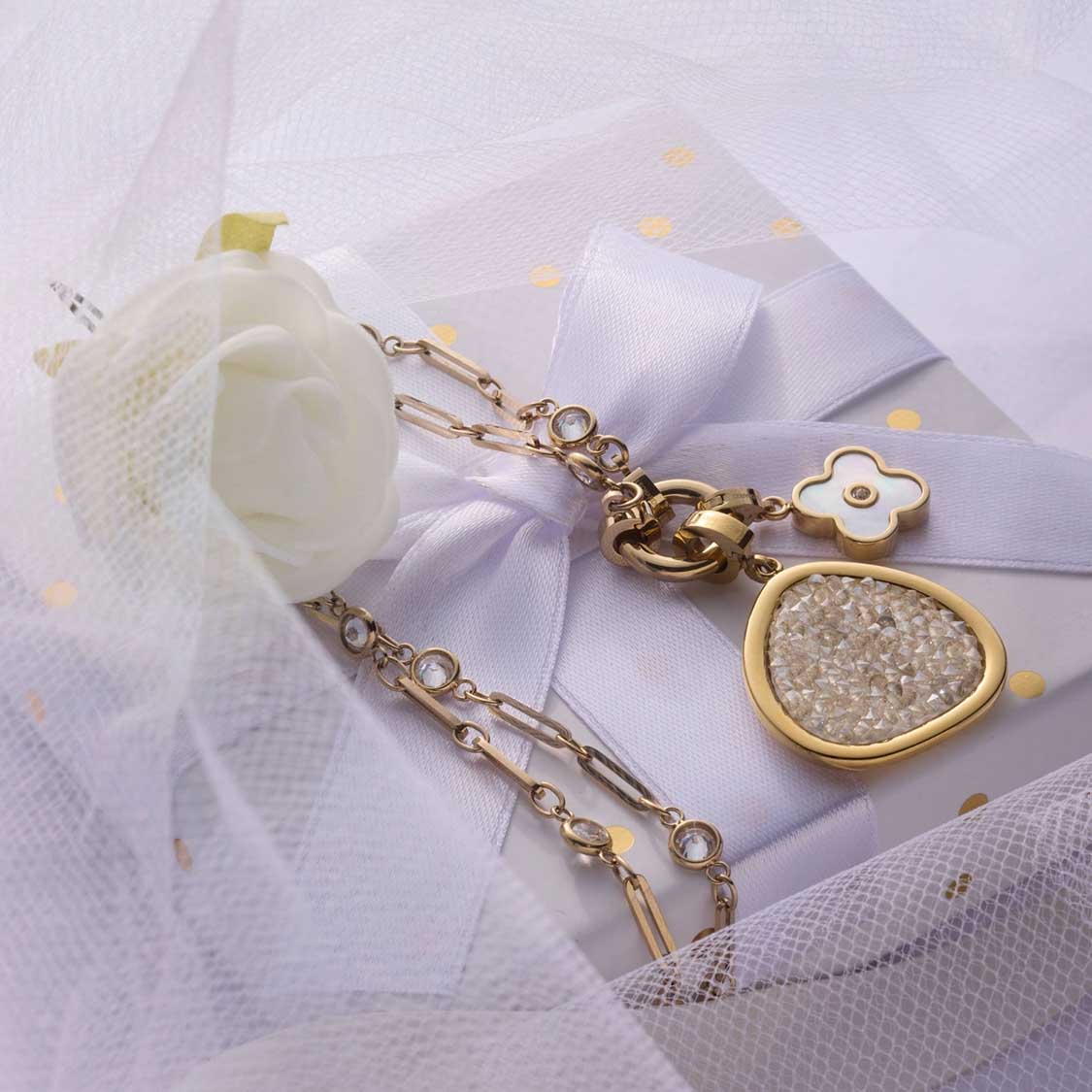 leonardo-clip-mix-rebecca-80-cm-collier-dor-pierres image 2