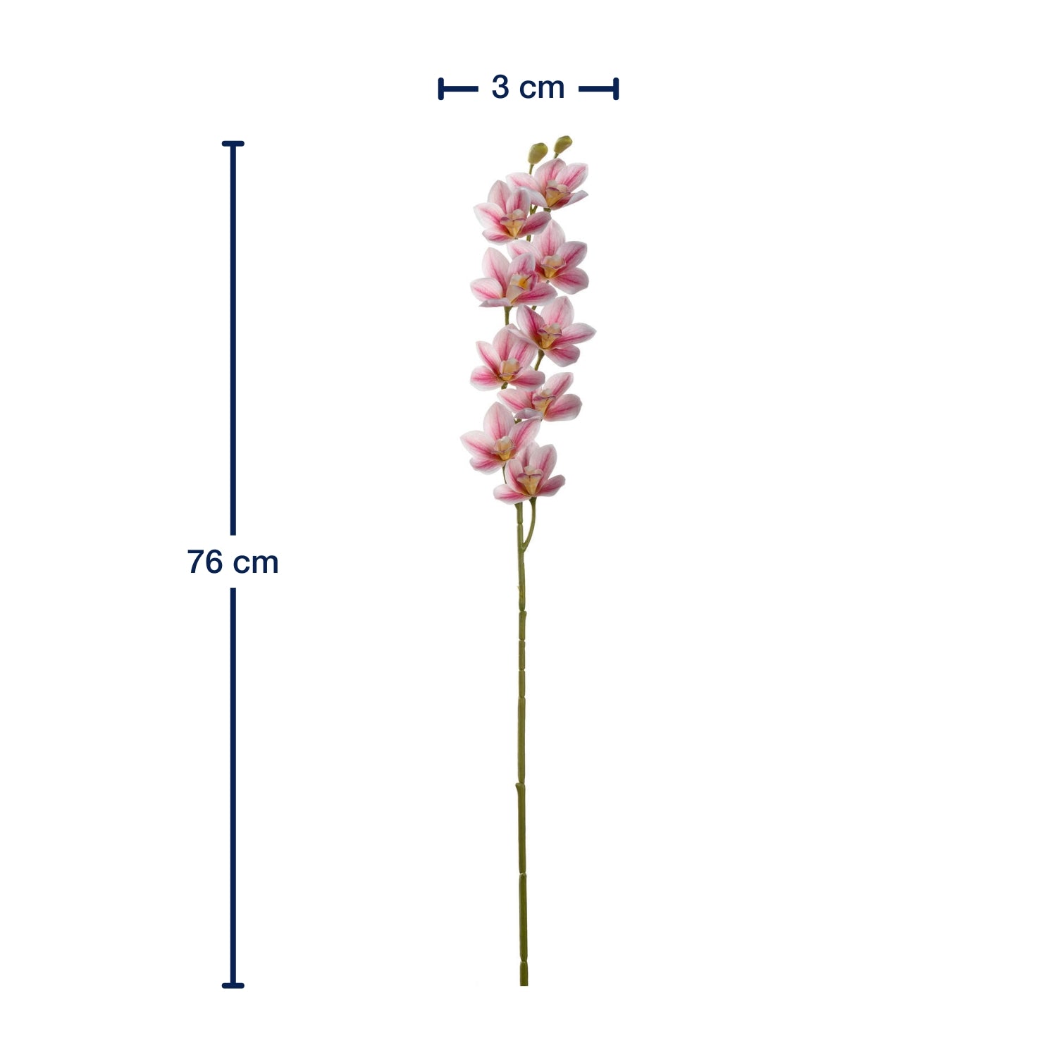 leonardo-fiore-orchidee-artificielle-rose-76-cm image 2