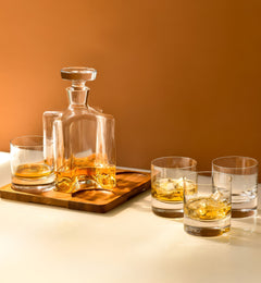krosno-oak-coffret-whisky-cristal-5-pi-ces-plateau image 4