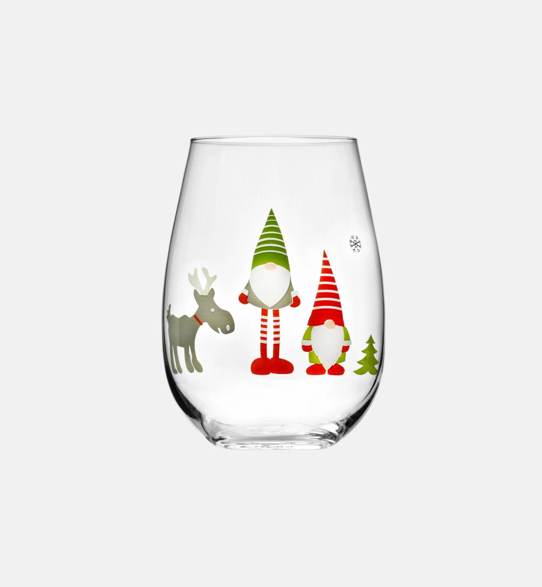 krosno-christmas-verre-eau-gnomes-550-ml image 1