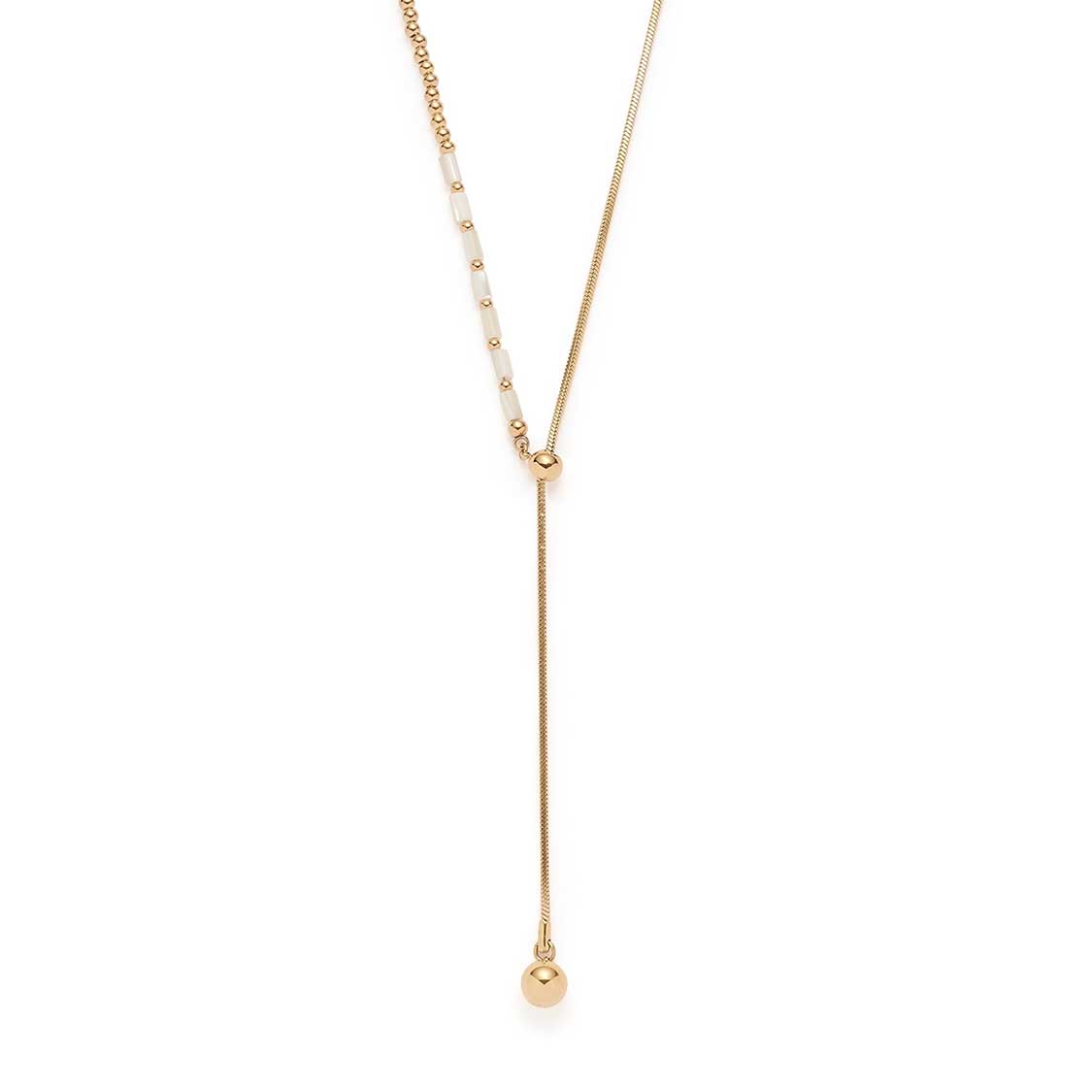 leonardo-yvonne-collier-dor-y-perles-90-cm image 5