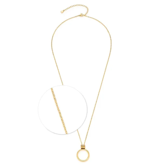leonardo-clip-mix-vera-collier-60-cm-dor-anneau image 1