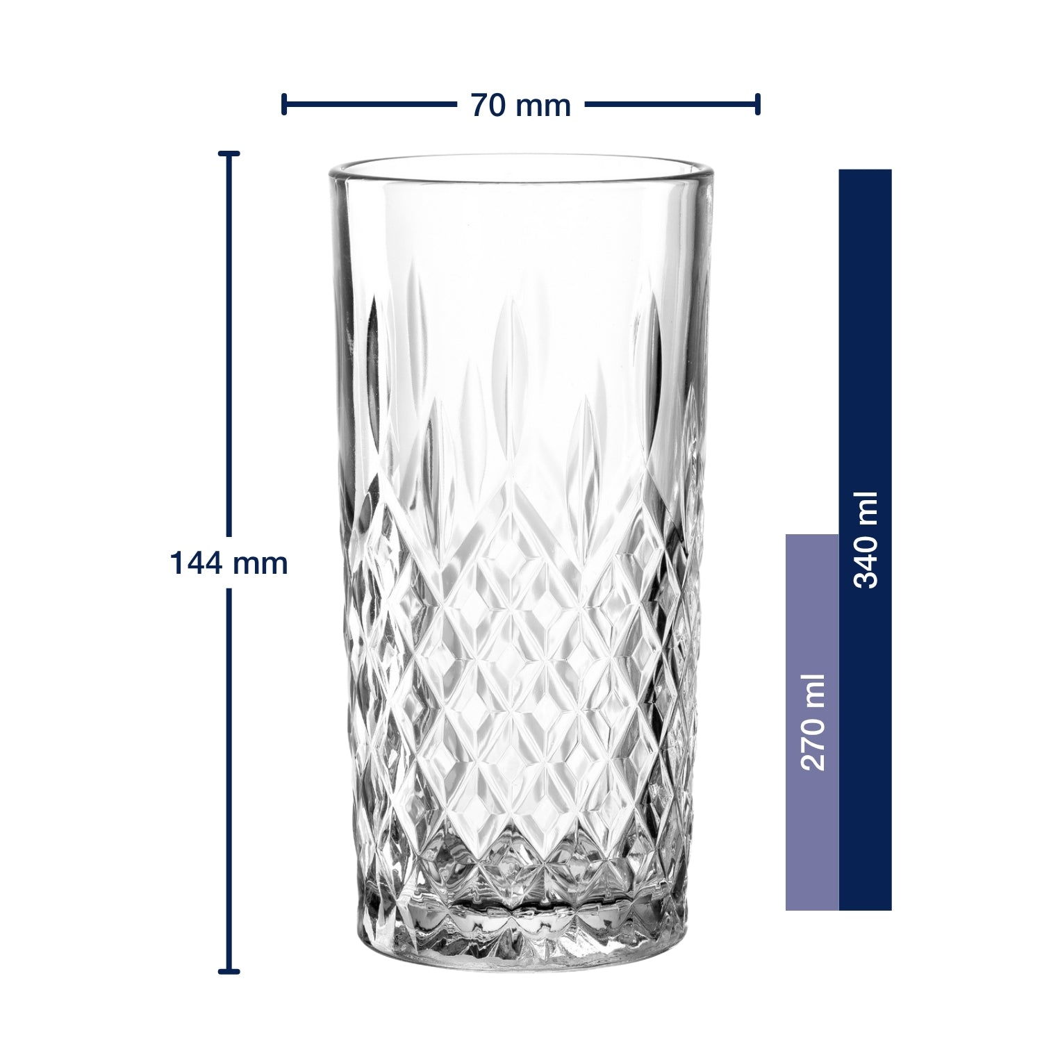 leonardo-limited-edition-verres-340-ml-lot-6-relief image 2
