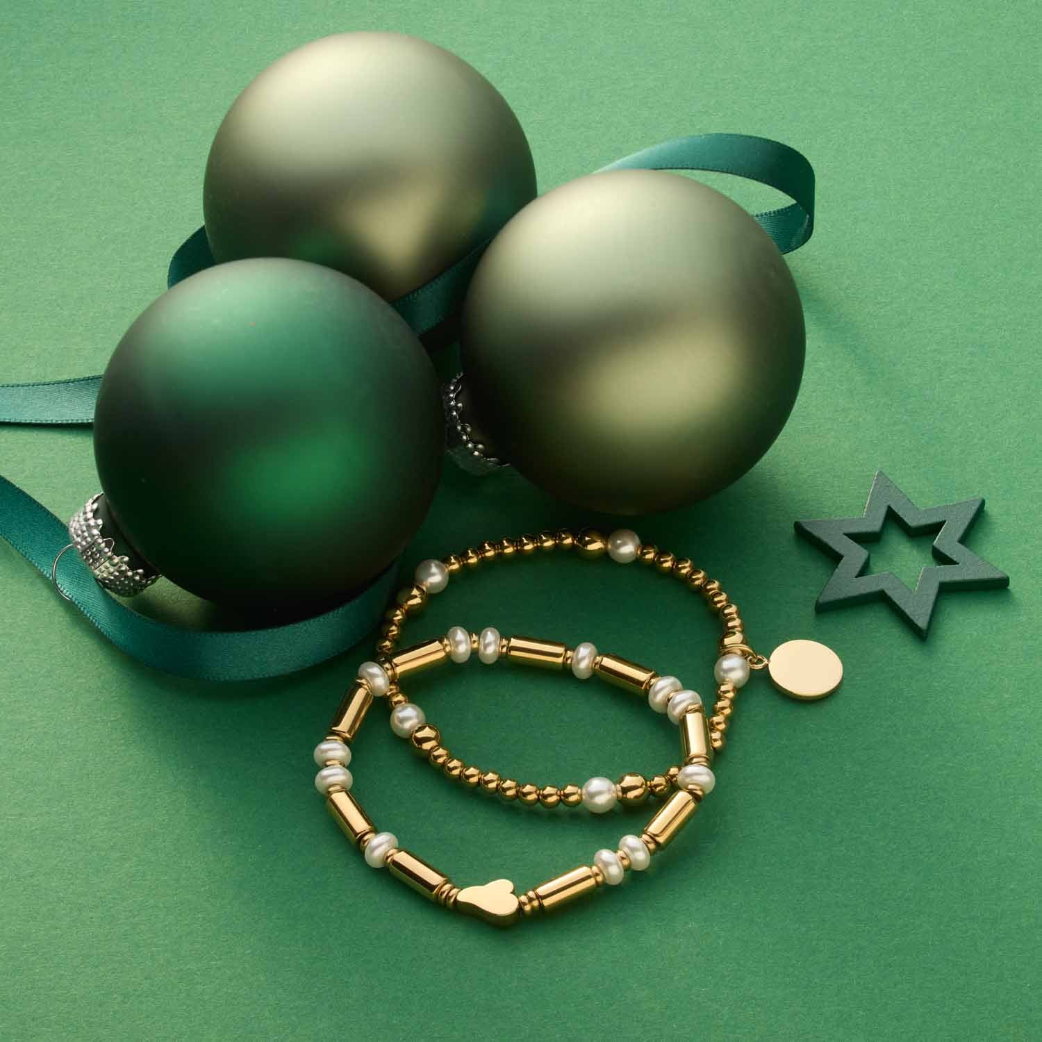 leonardo-nina-bracelet-or-perles-blanches-lastique image 2