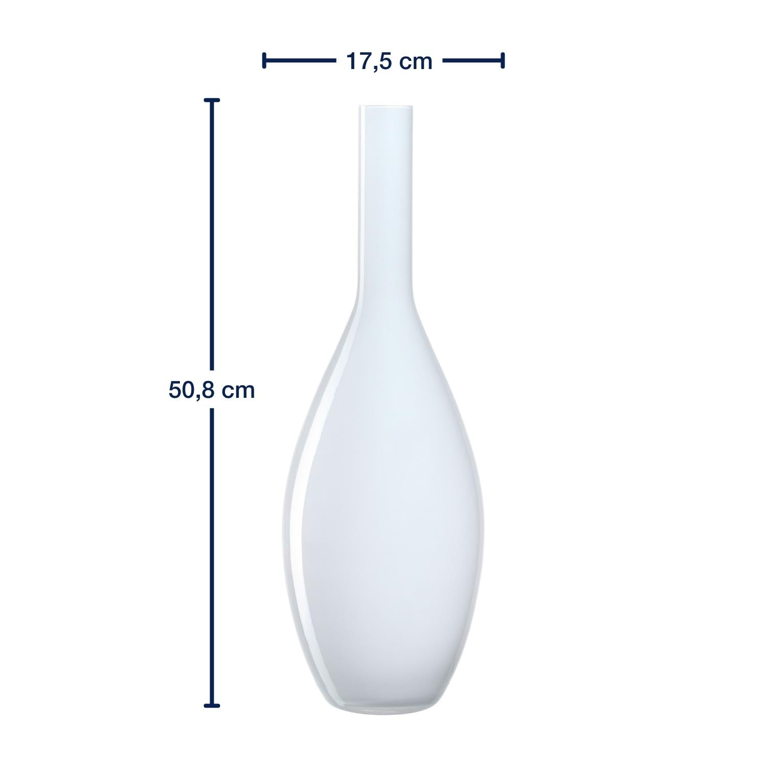 leonardo-beauty-grand-vase-sol-verre-blanc-50-cm-fait-main image 3