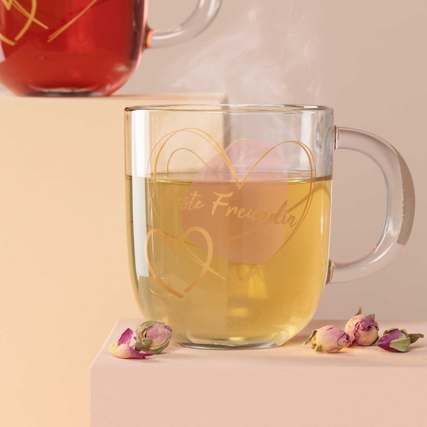 leonardo-emozione-tasse-verre-400-ml-ros-beste-freundin image 2