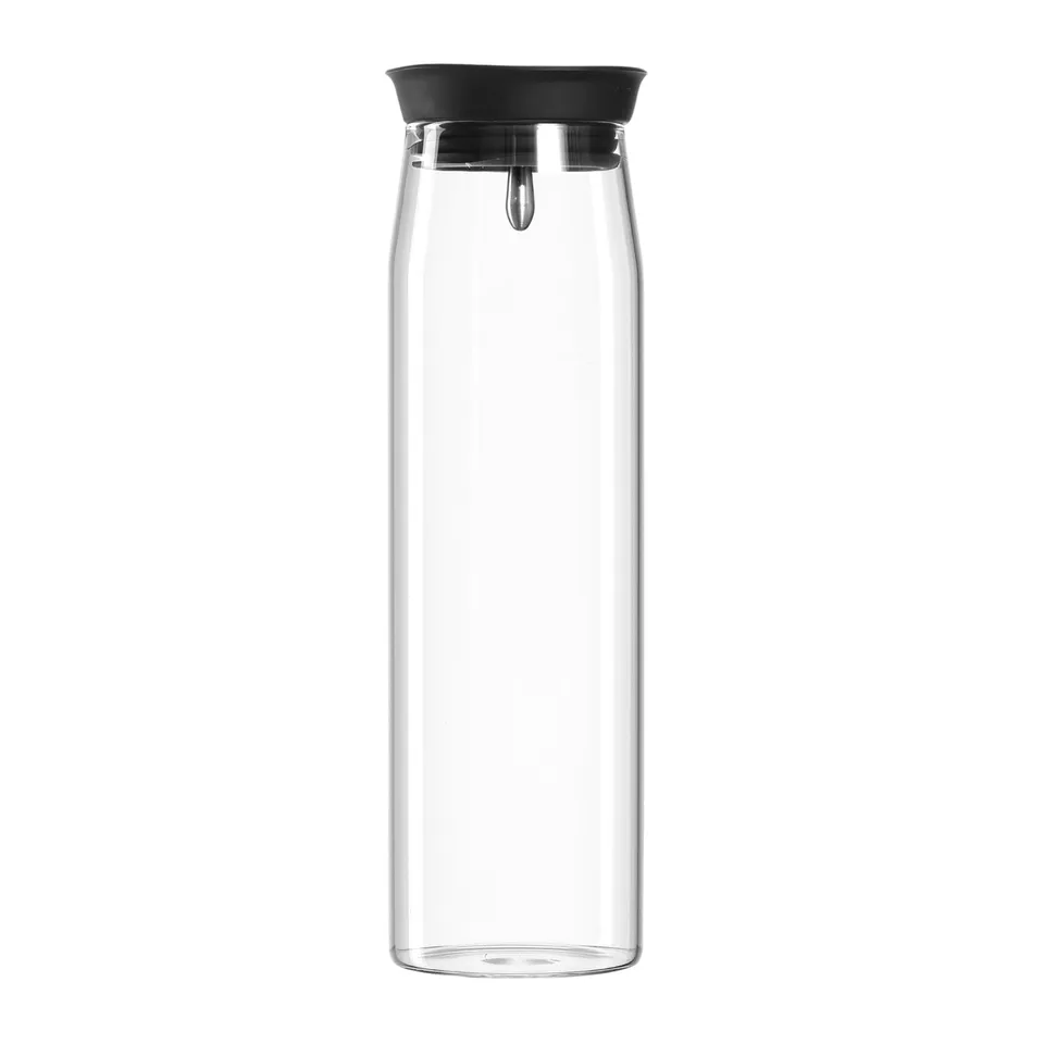 leonardo-brioso-carafe-eau-verre-transparent-1-l-fait-main image 1