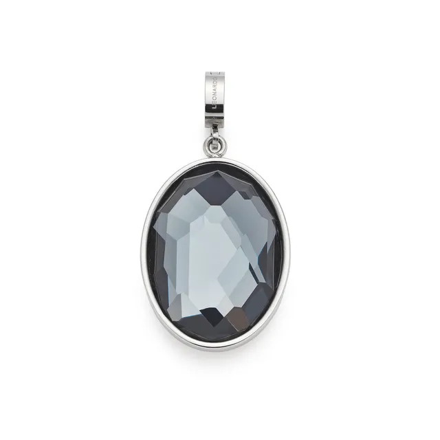 leonardo-jamira-blue-clip-mix-pendentif-bleu-gris image 1