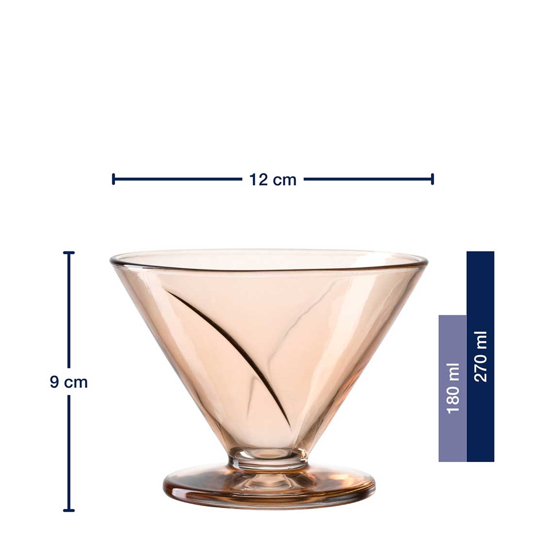 leonardo-cono-coupe-glace-270-ml-lot-4-abricot-bleu image 3