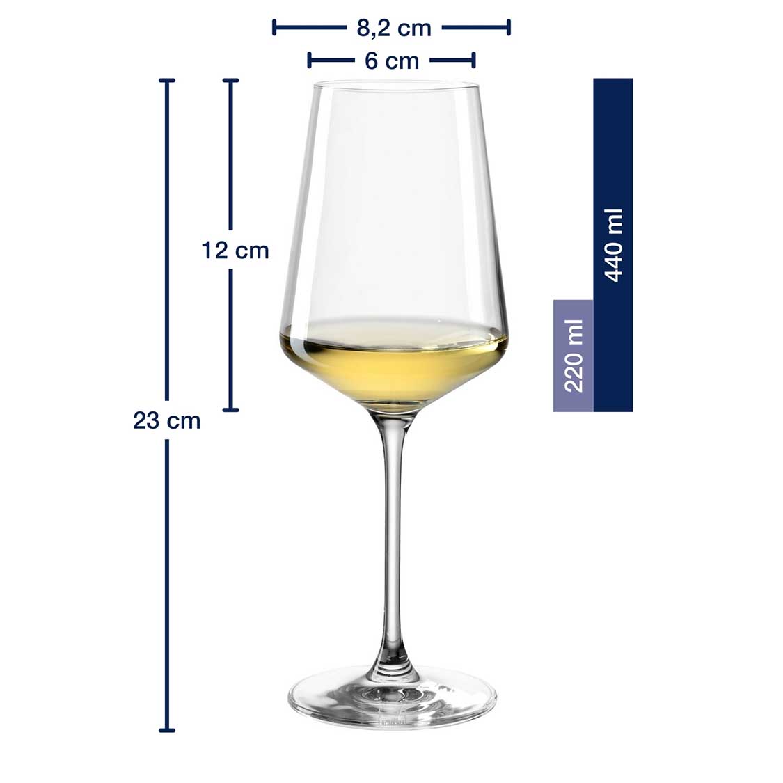 leonardo-puccini-400-ml-verre-a-vin-6-verres-riesling image 3