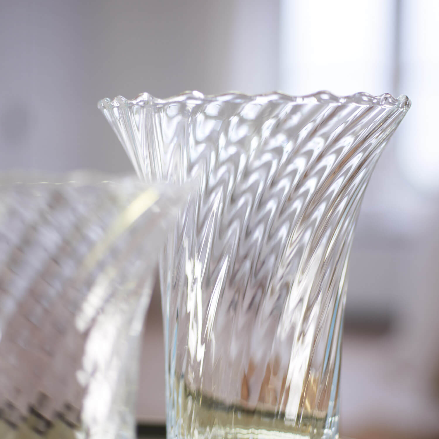 leonardo-ravenna-vase-verre-15-cm-optique-transparent image 4