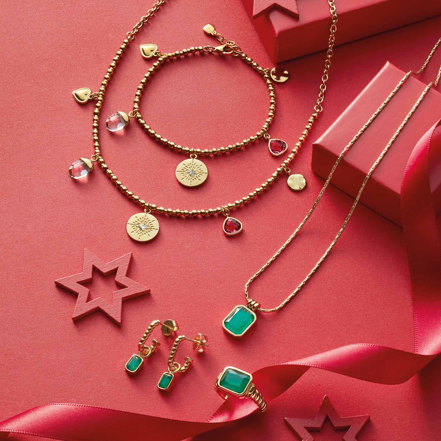 leonardo-susa-bague-dor-pierre-vert-taille-17 image 5