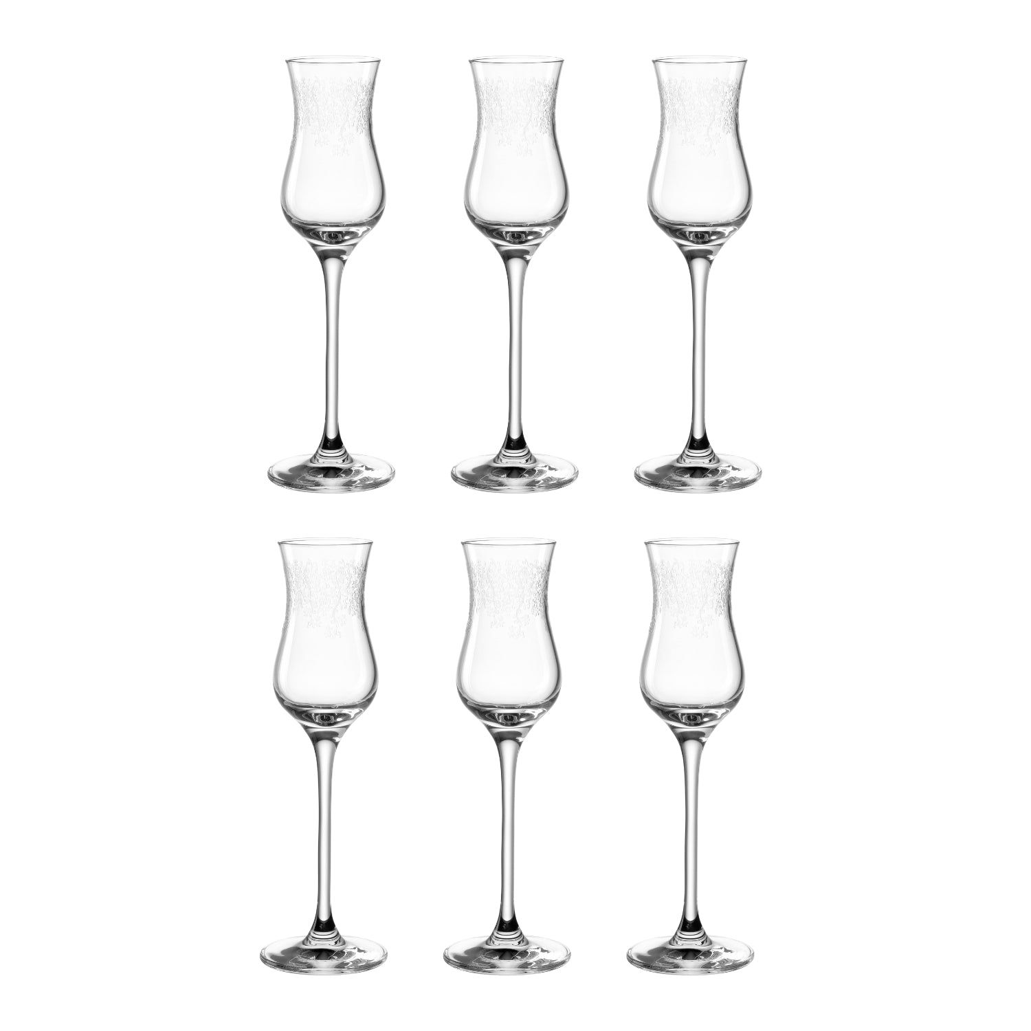 leonardo-chateau-verre-grappa-90-ml-lot-de-6-transparent image 1