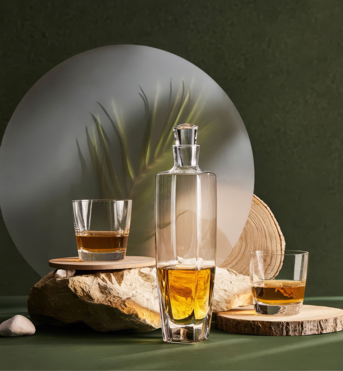 krosno-sky-service-whisky-3-pi-ces-carafe-verres image 3