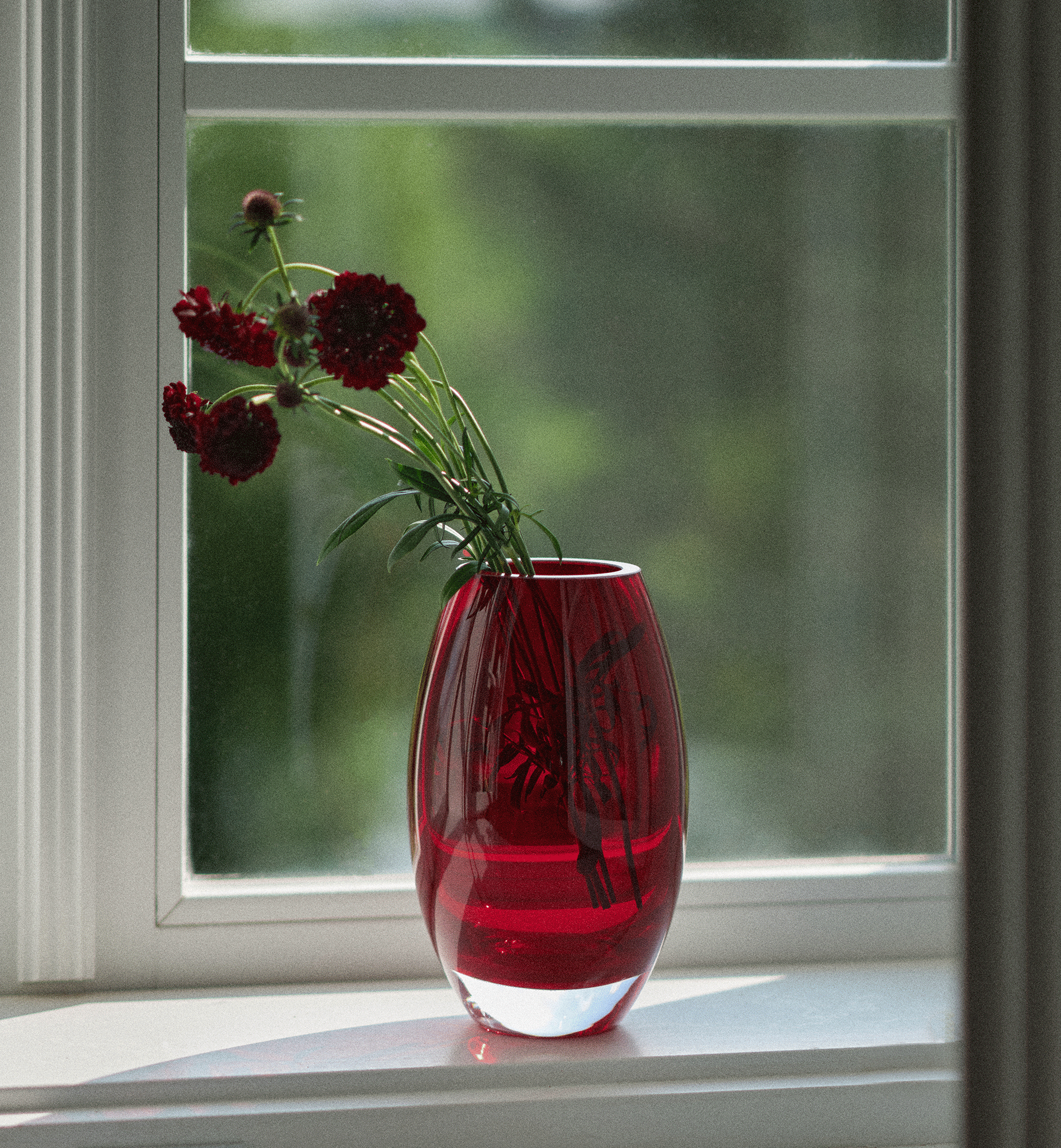krosno-the-bullet-vase-cristal-rubis-rouge-23-5-cm-heritage image 3