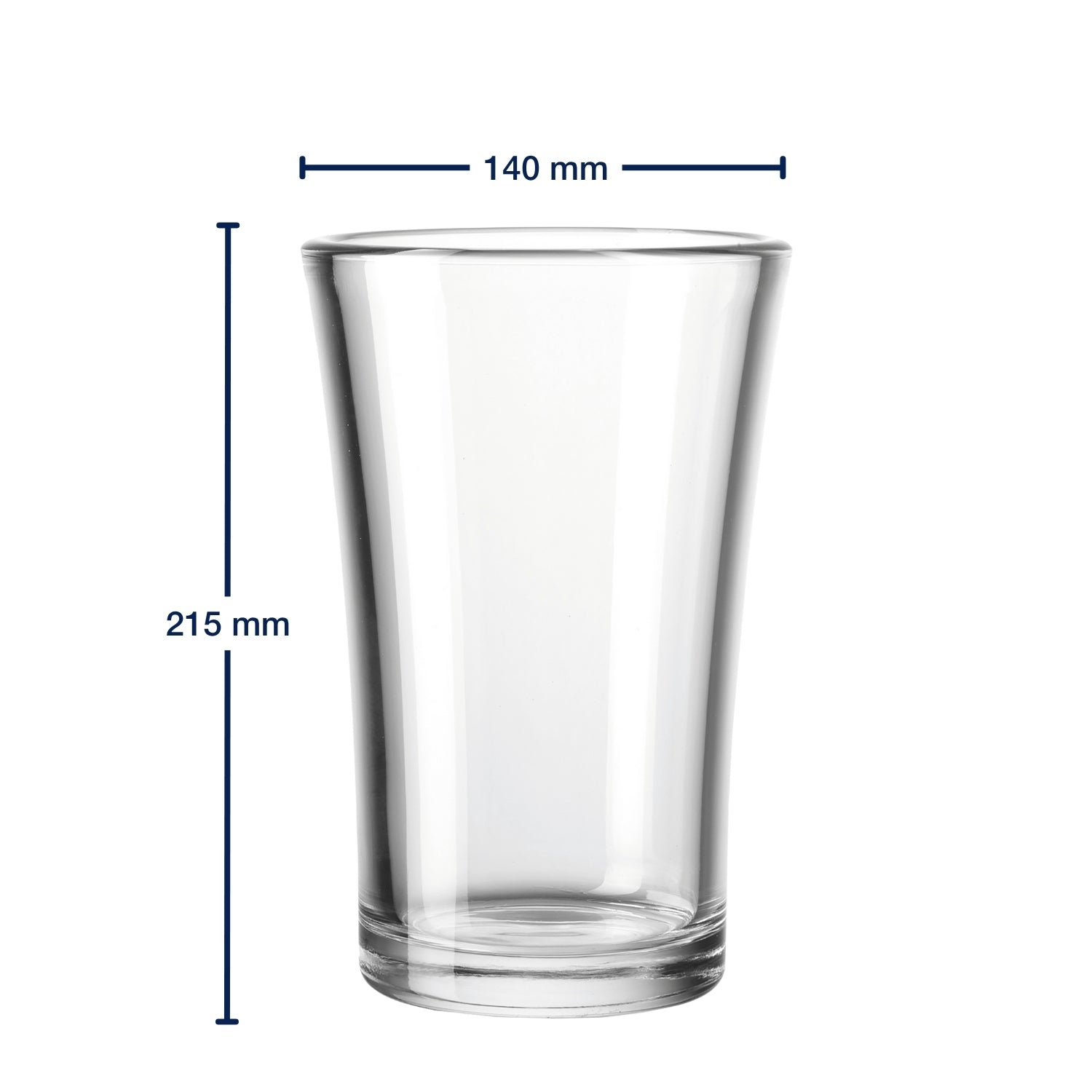 leonardo-bloom-vase-en-verre-22-cm-forme-galb-e-transparent image 3