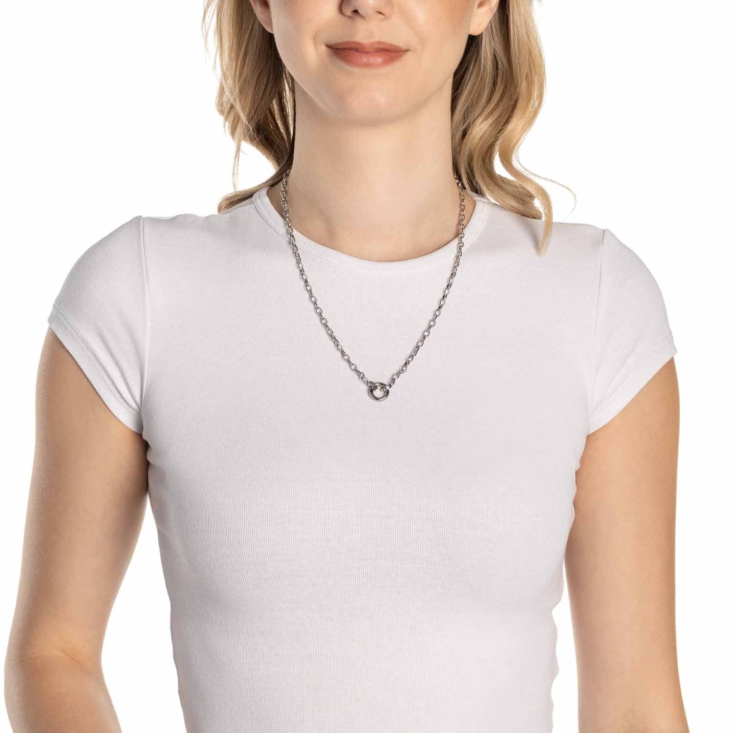 leonardo-tomke-clip-mix-collier-50-cm-argent image 3