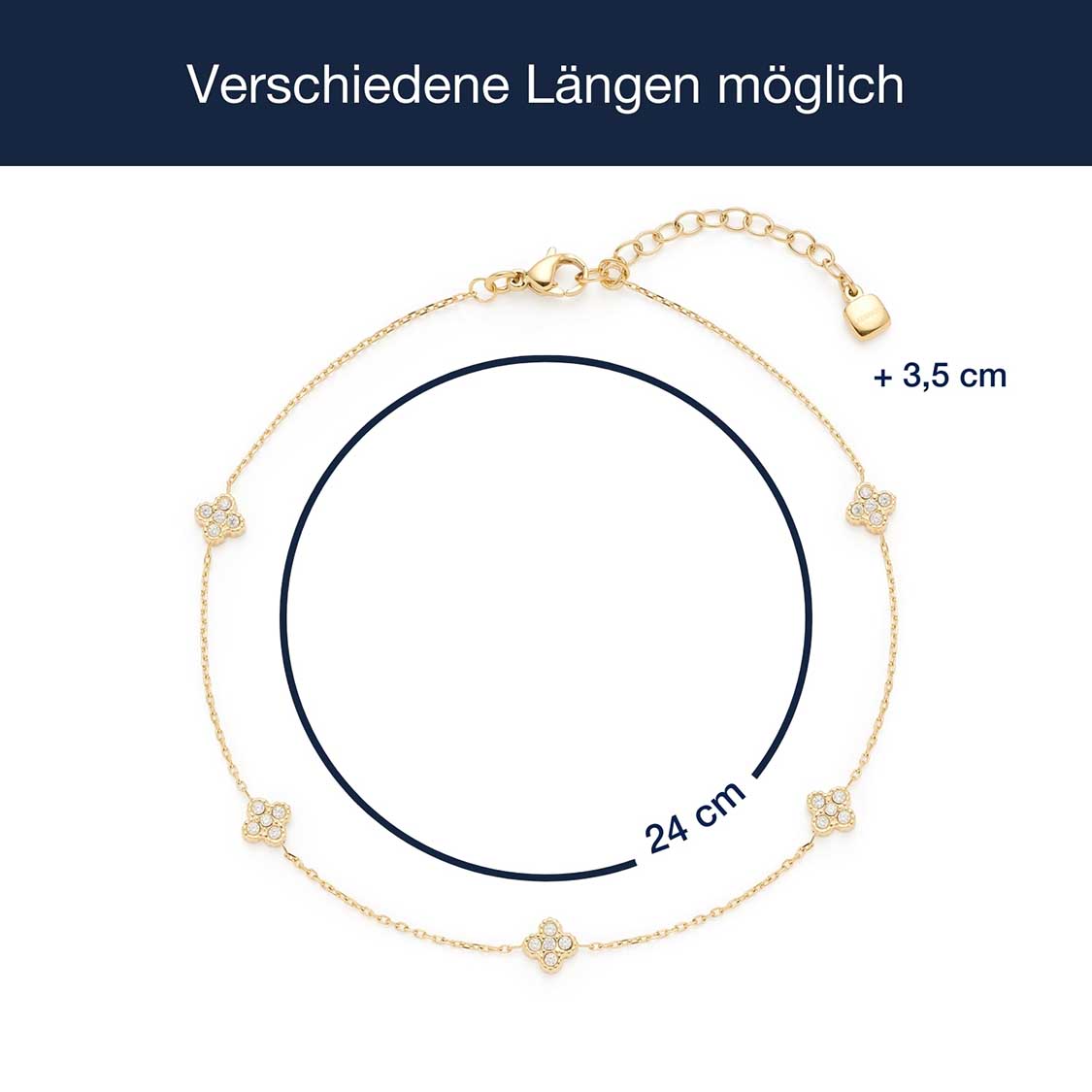 leonardo-lisette-ciao-bracelet-cheville-or-fleur-zircon image 3