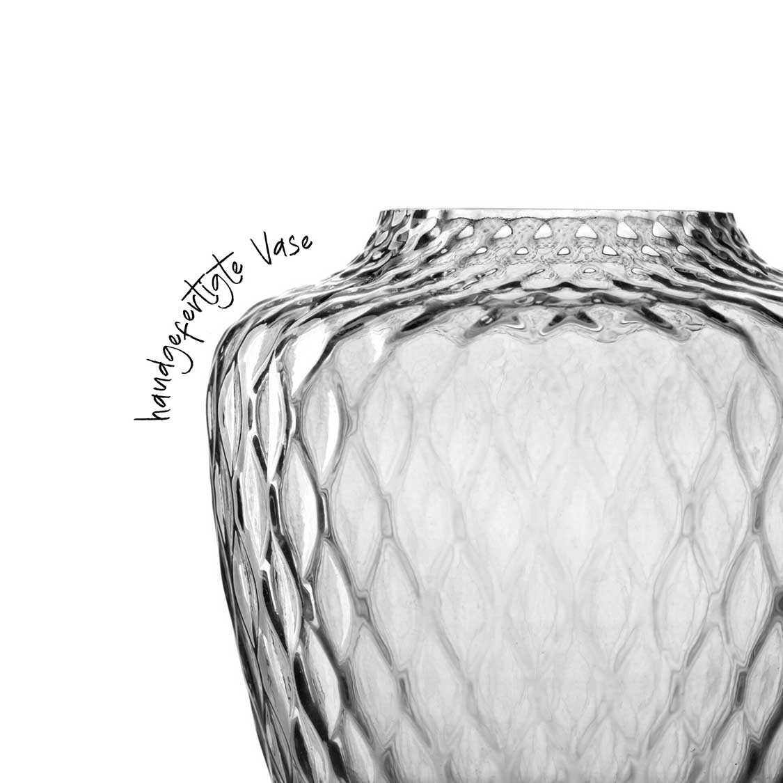 leonardo-giulia-vase-11-cm-gris-verre-fait-main image 4