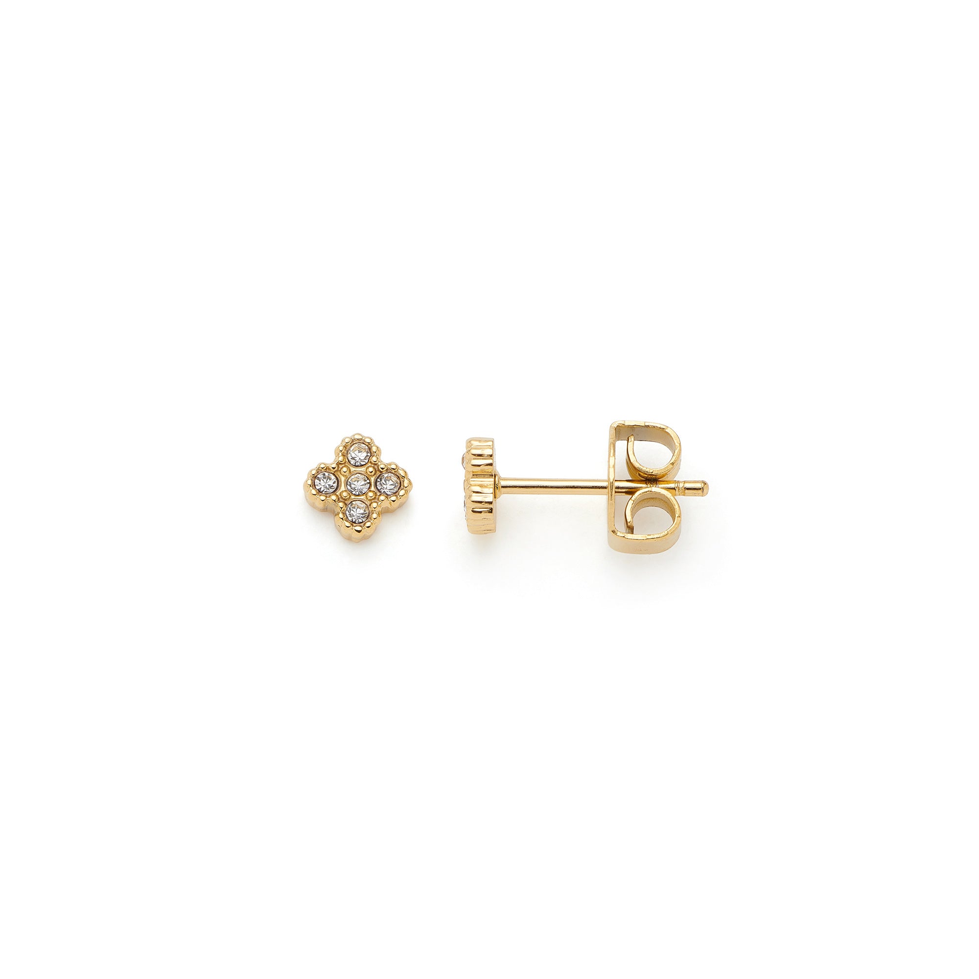 leonardo-lisette-clous-d-oreilles-dor-fleur-ciao image 1