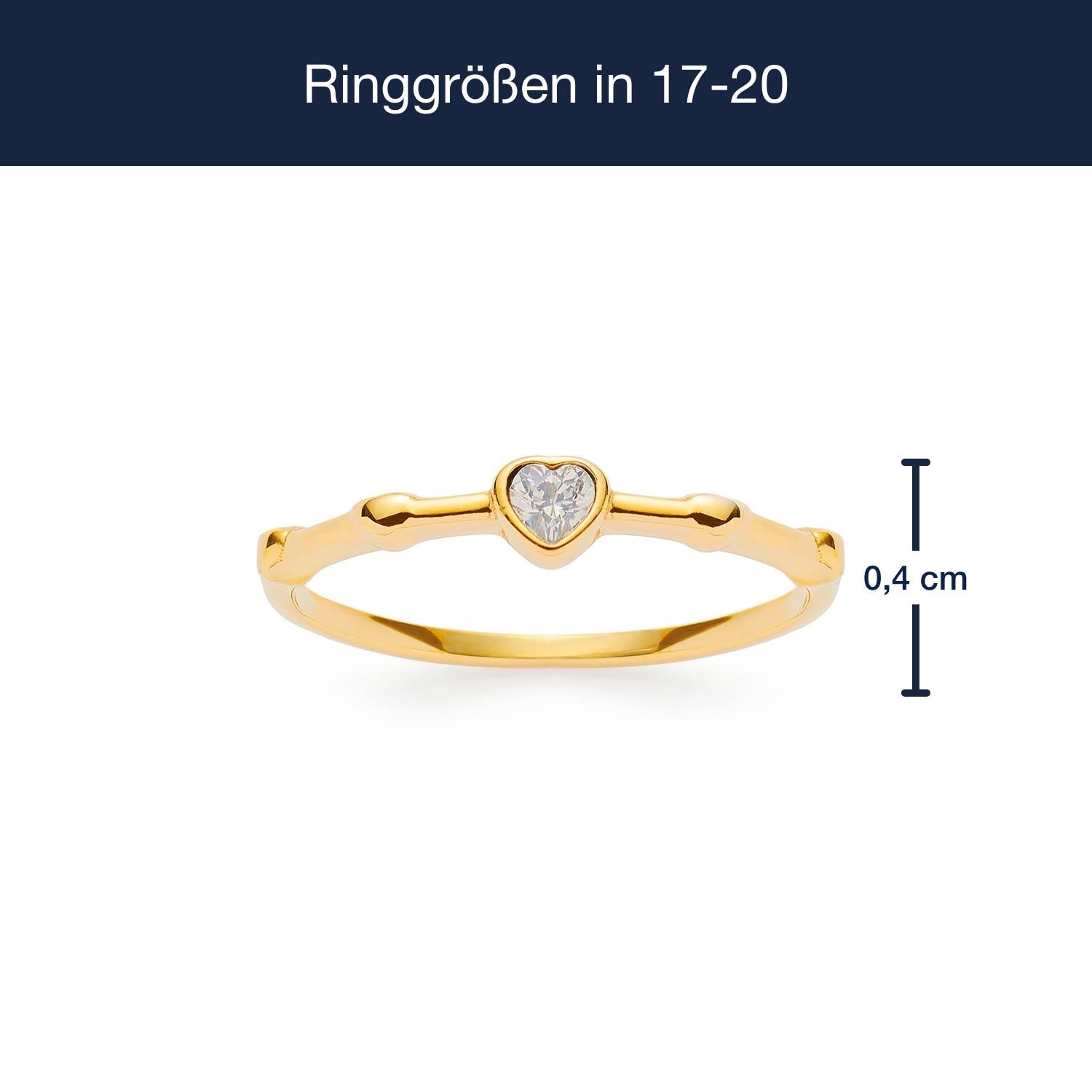 leonardo-christie-ciao-bague-c-ur-dor-e-taille-17 image 4