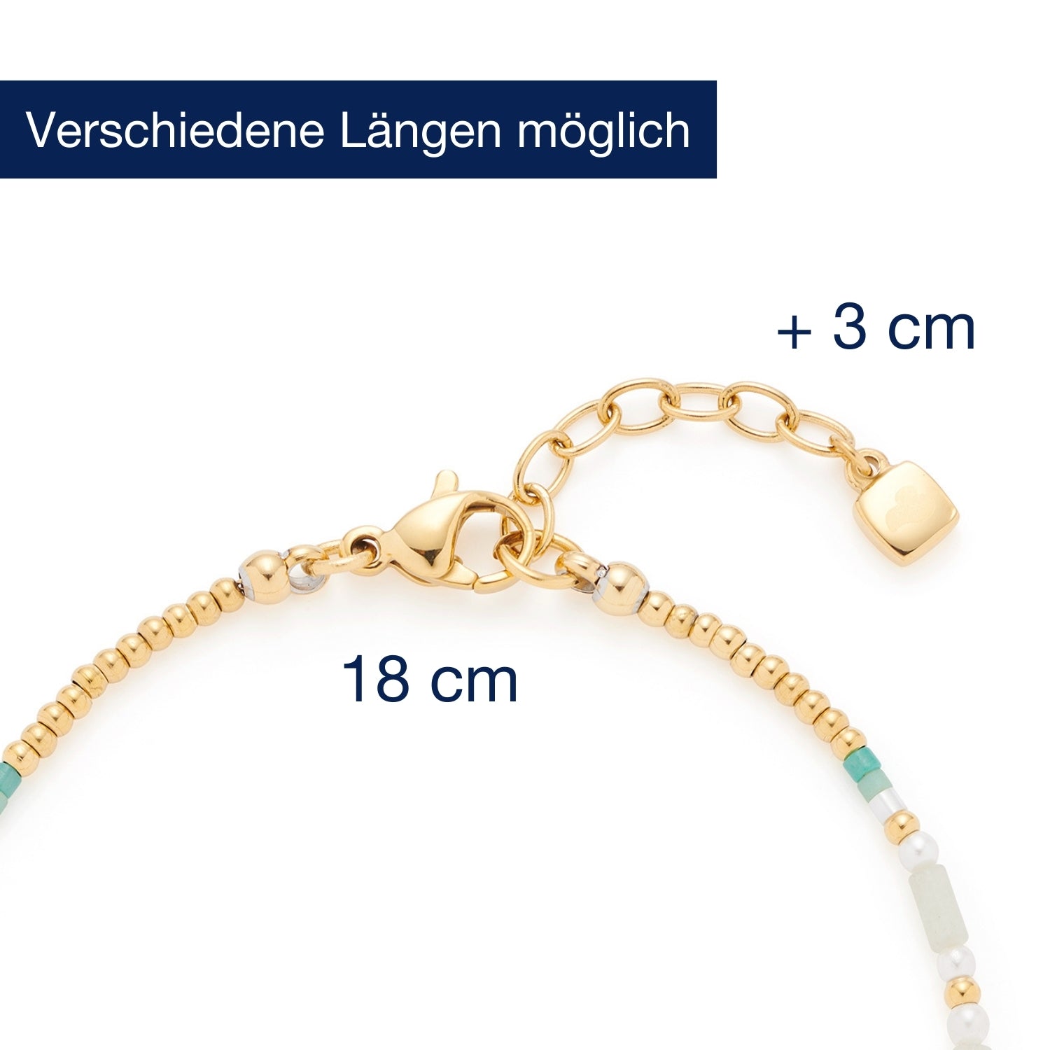 leonardo-lilly-ciao-bracelet-dor-perles-turquoise image 3