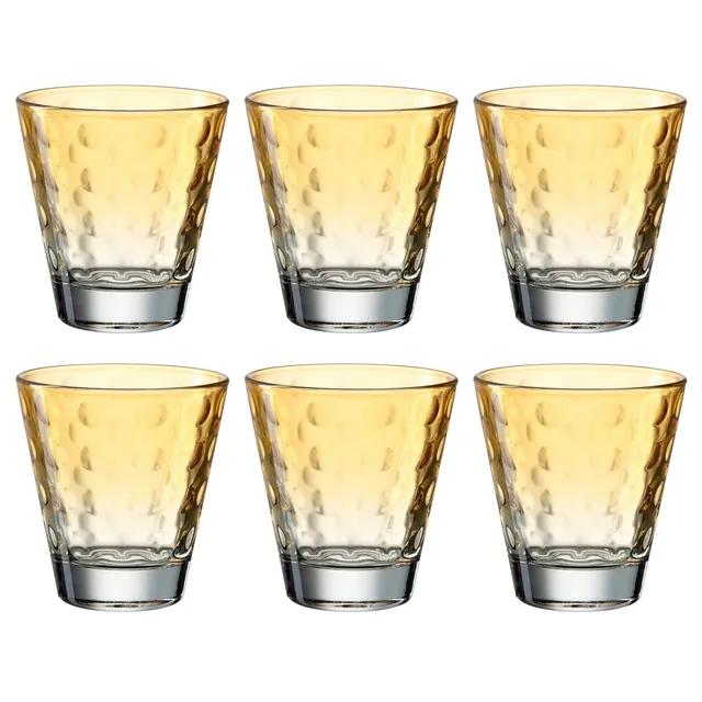 leonardo-optic-verre-eau-abricot-215-ml-lot-de-6 image 1