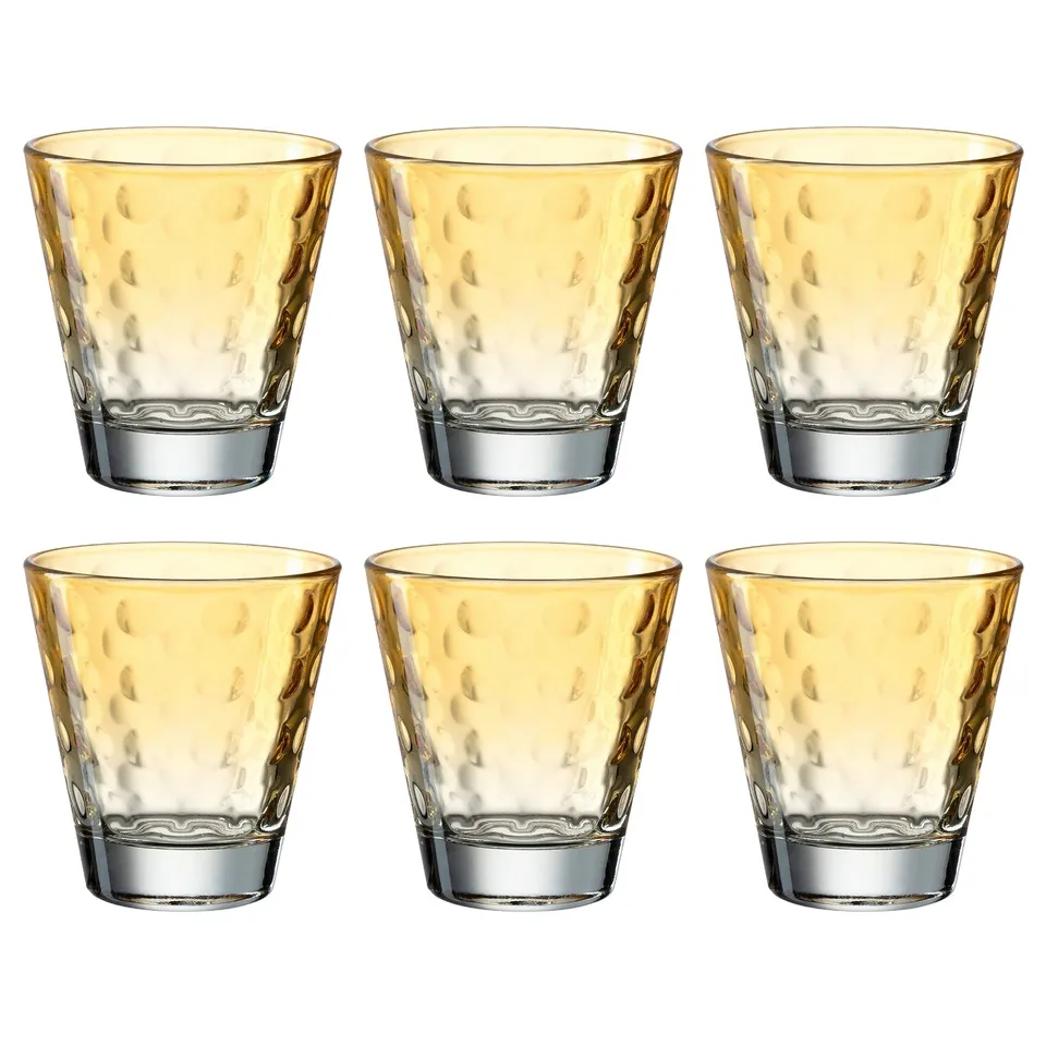 leonardo-optic-verre-eau-abricot-215-ml-lot-de-6 image 1