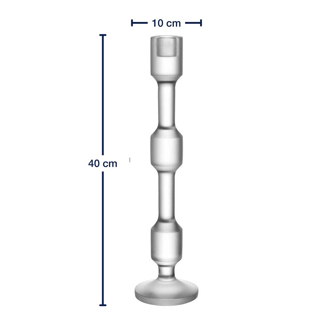 leonardo-rialto-bougeoir-verre-40-cm-satin image 3