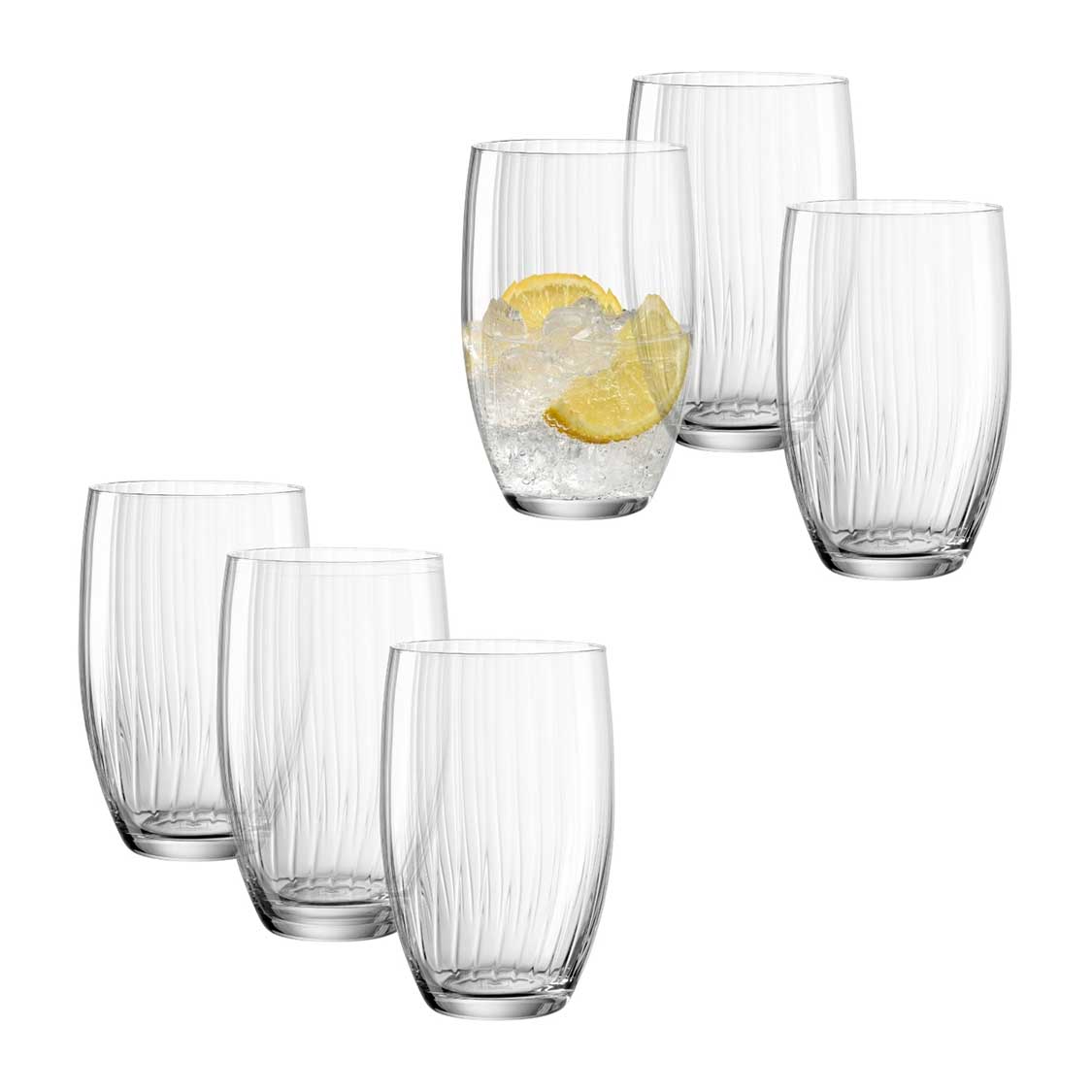 leonardo-poesia-verre-eau-460-ml-lot-de-6-relief-int-rieur image 1