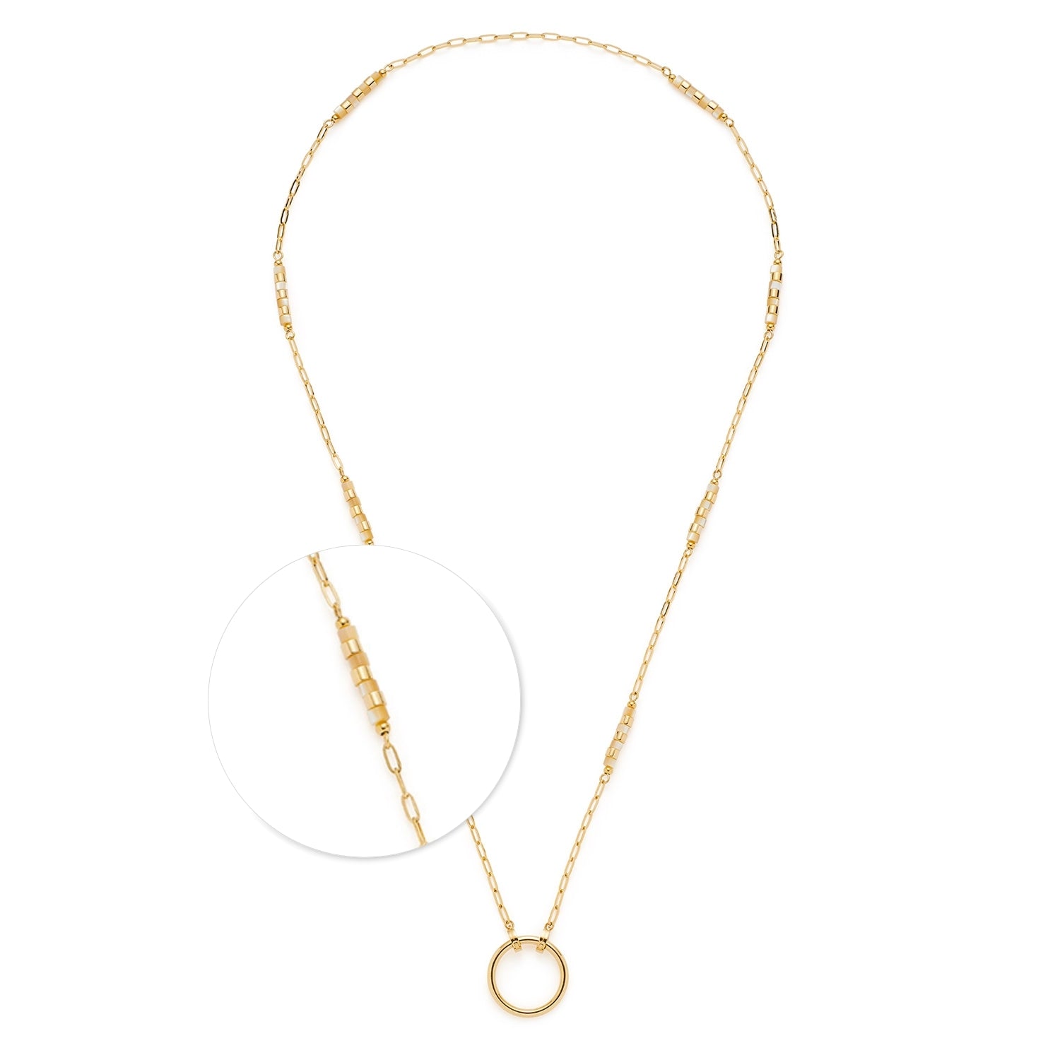 leonardo-caronna-clip-mix-collier-dor-nacre-trombone image 1