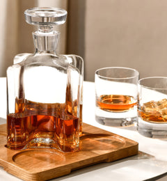 krosno-oak-coffret-whisky-cristal-5-pi-ces-plateau image 5