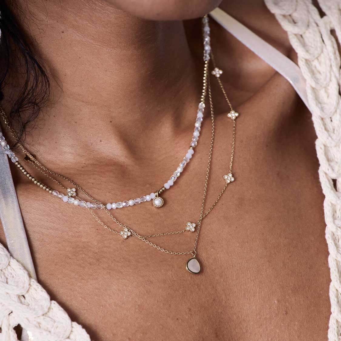 leonardo-althina-collier-or-perle-blanche-42-cm image 2