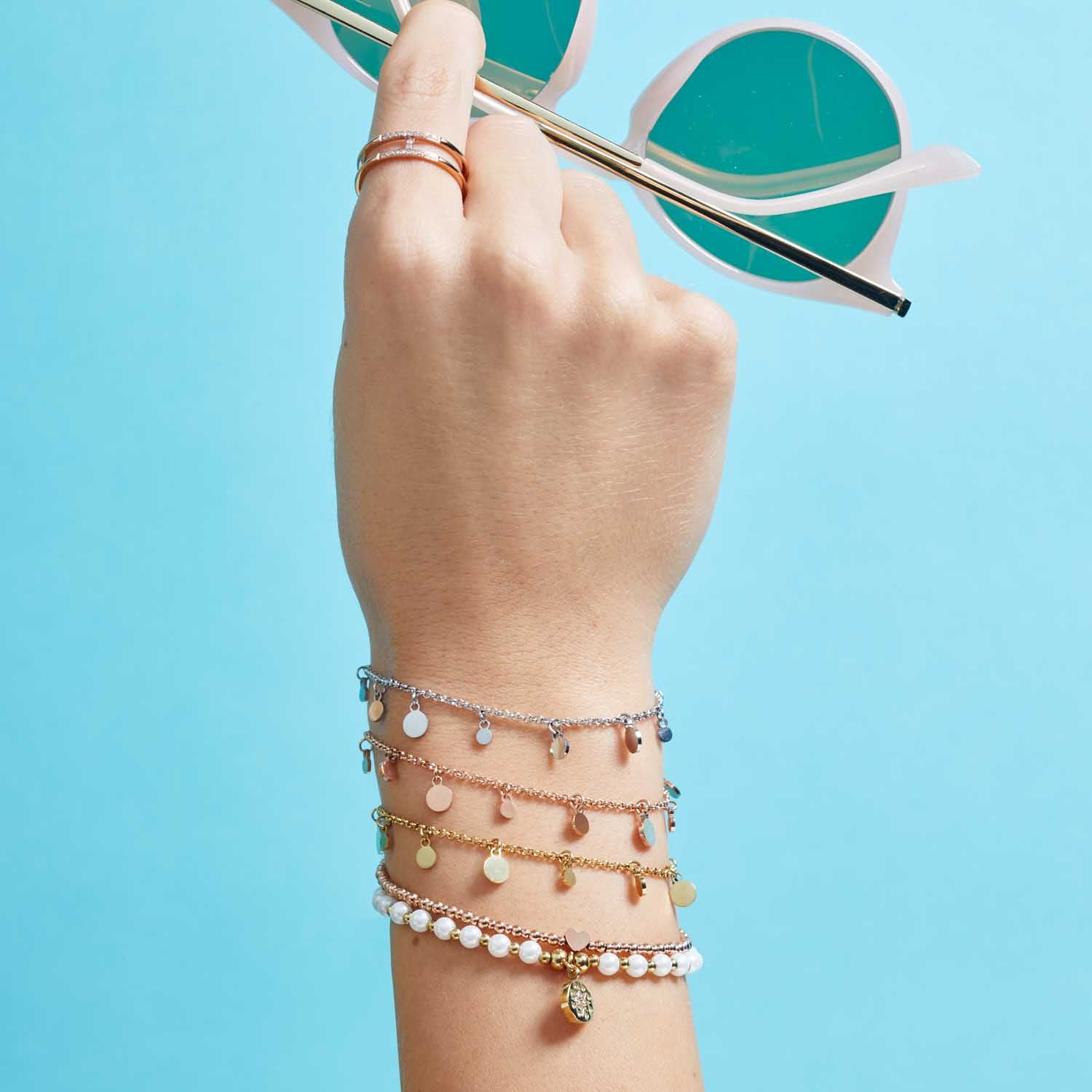 leonardo-pelena-bracelet-dor-perles-ciao image 3