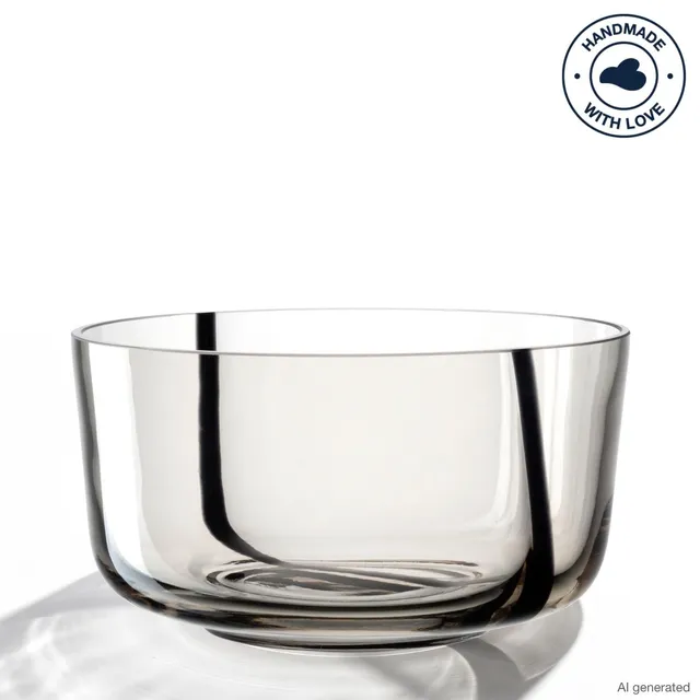 leonardo-alveo-coupe-21-cm-taupe-verre-service image 1