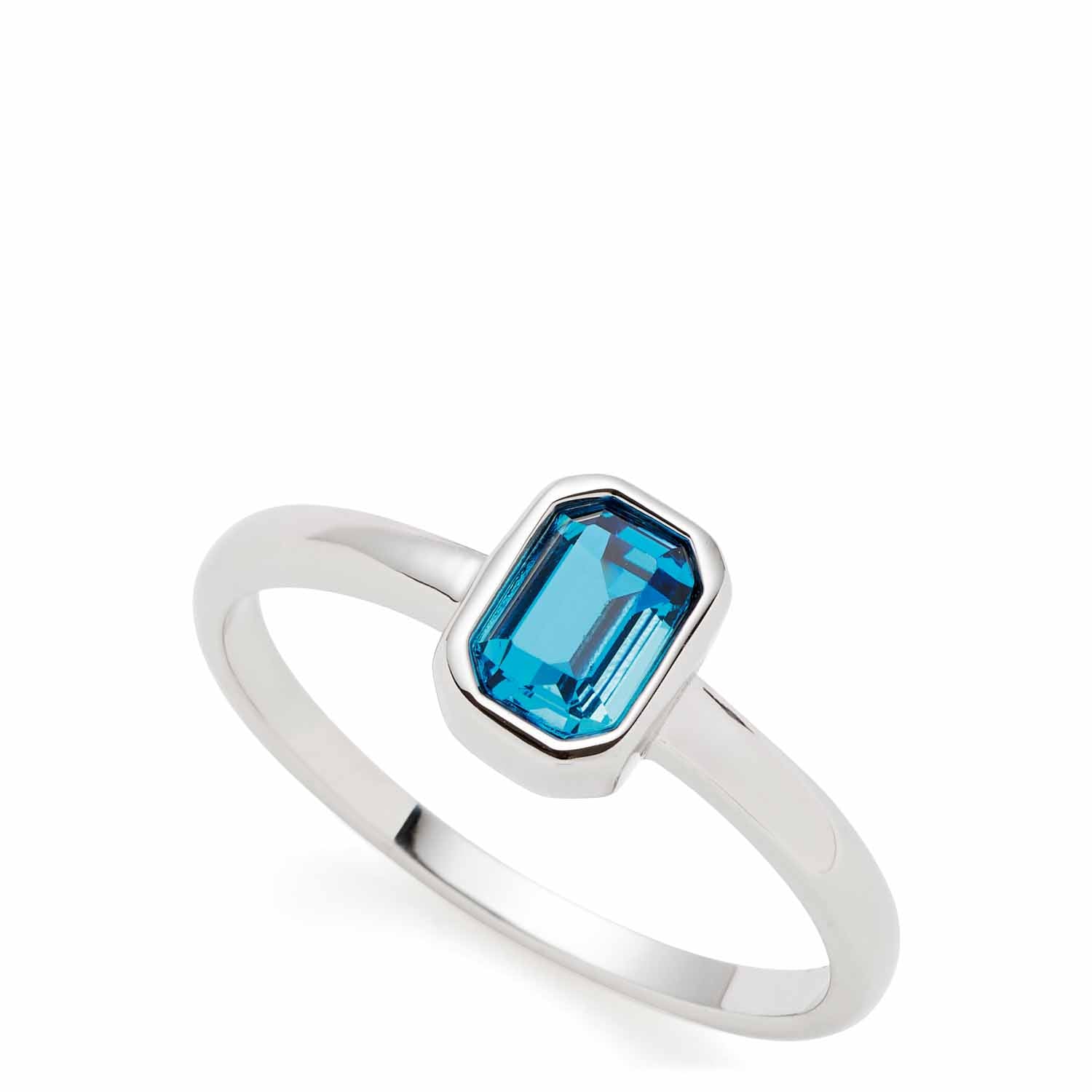 leonardo-sophia-ciao-bague-19-pierre-bleue-baguette image 1