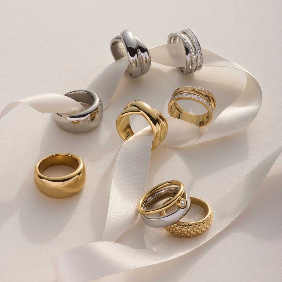 leonardo-lisbeth-21-bague-acier-argent-crois-taille-21 image 5