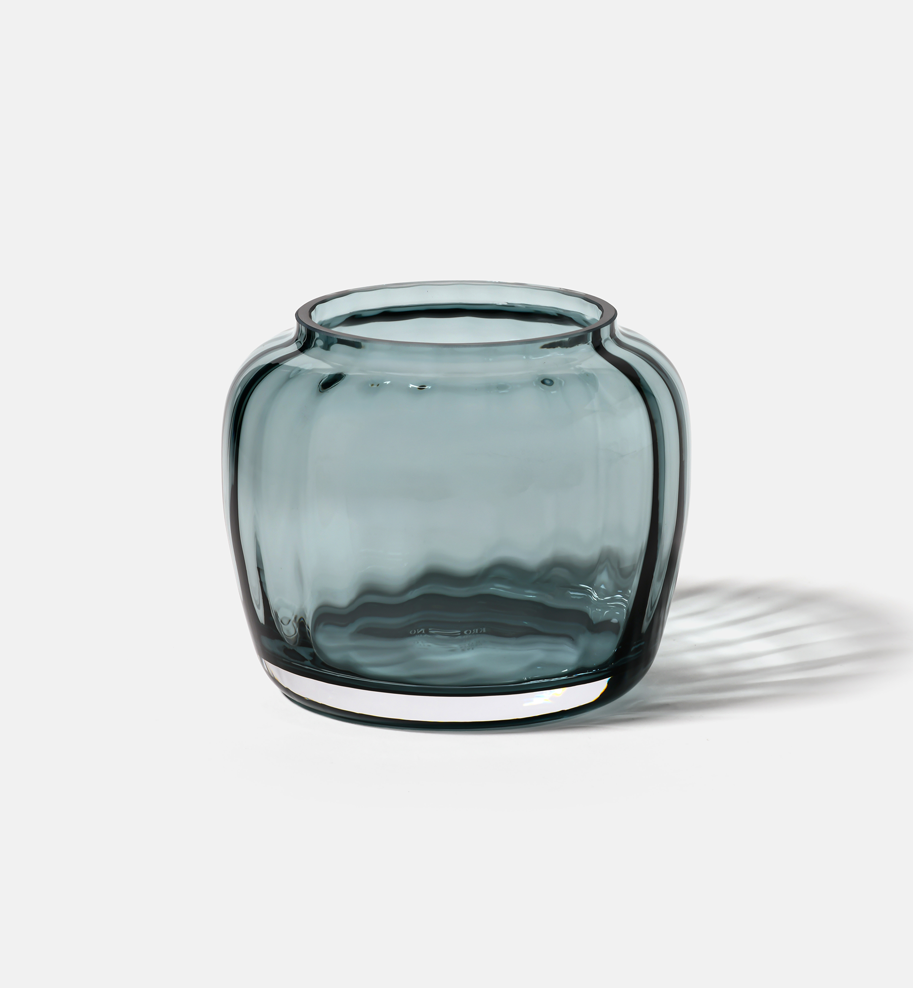 krosno-ballerina-akwamaryn-bougeoir-verre-bleu-12-cm image 2