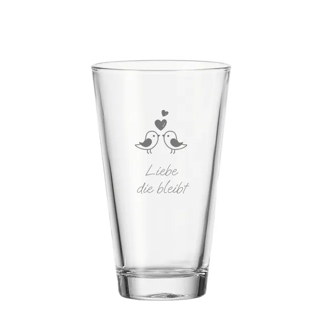 leonardo-ciao-verre-eau-300-ml-gravure-personnalis-e-conique image 1