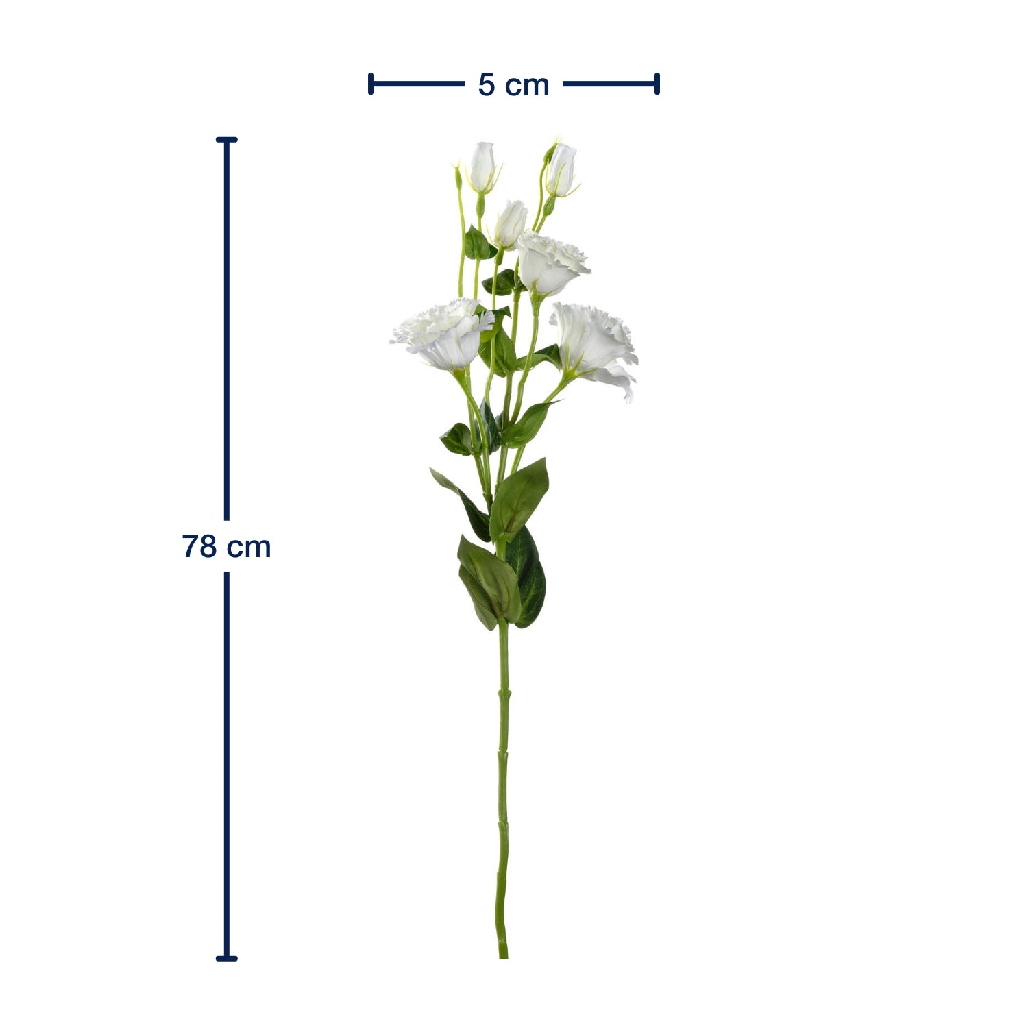 leonardo-fiore-lisianthus-artificiel-blanc-78-cm image 2