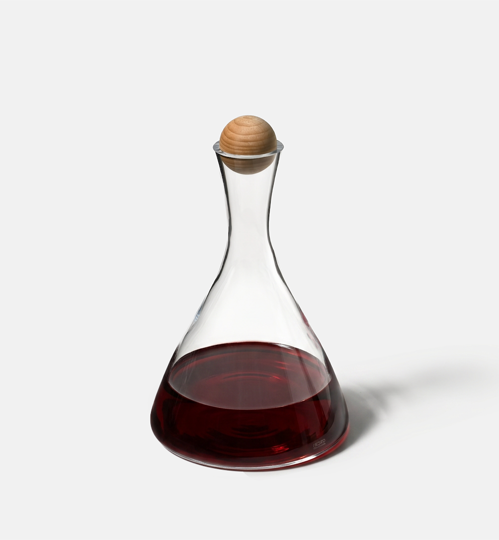 krosno-carafe-vin-d-canteur-1000-ml-bouchon-bois image 3