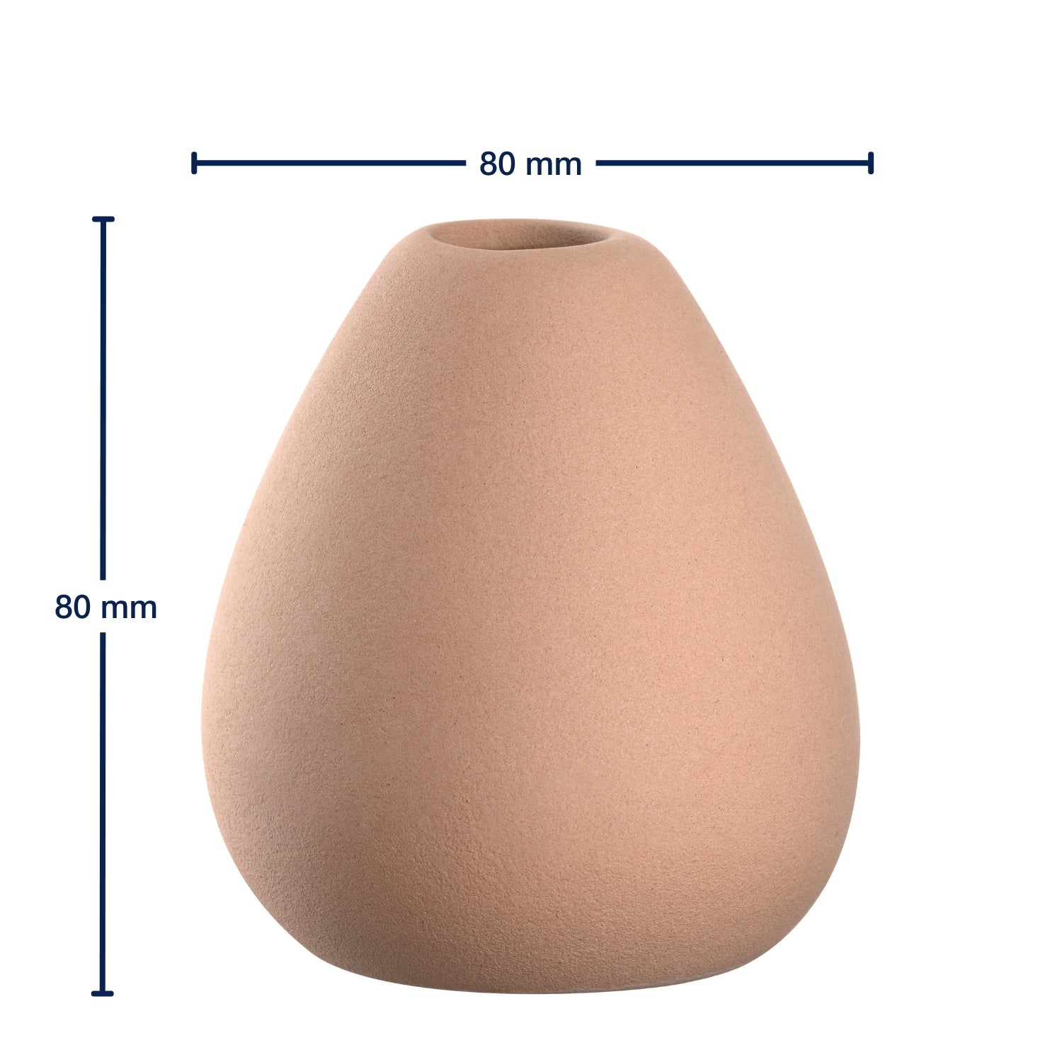 leonardo-luminosa-mini-vase-c-ramique-abricot-8-cm image 3