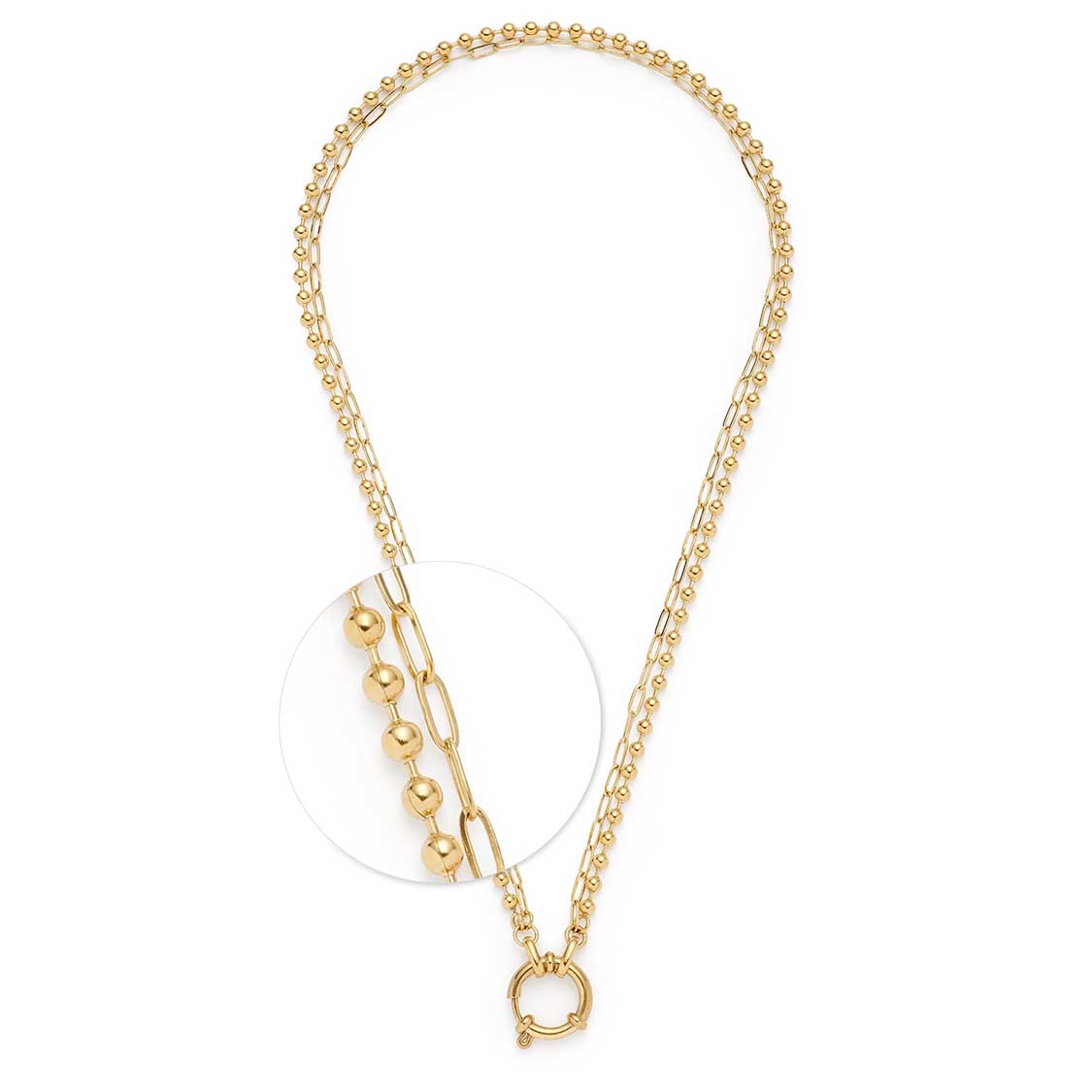leonardo-clip-mix-lizzy-collier-dor-45-cm-double image 1