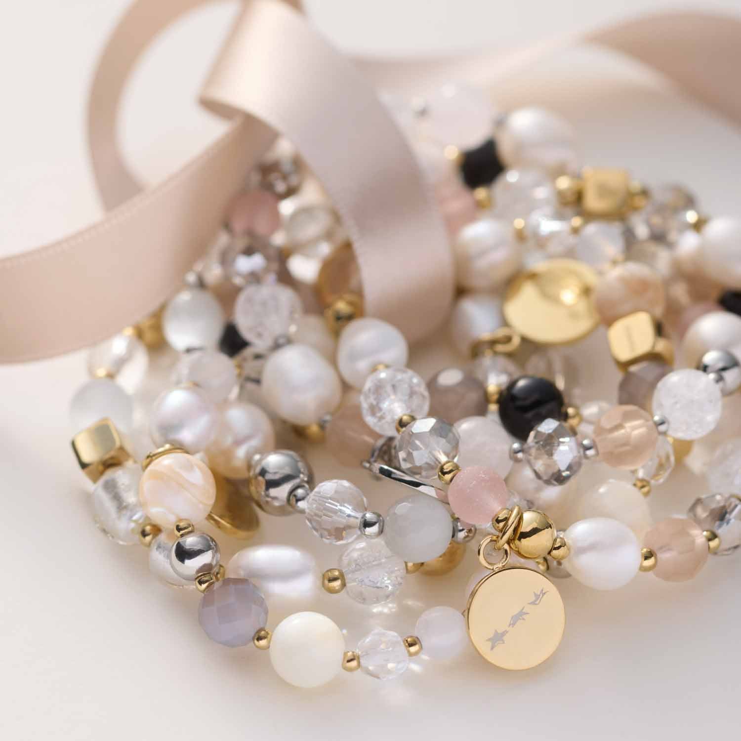 leonardo-hope-bracelet-argent-ros-perles-gravable image 8