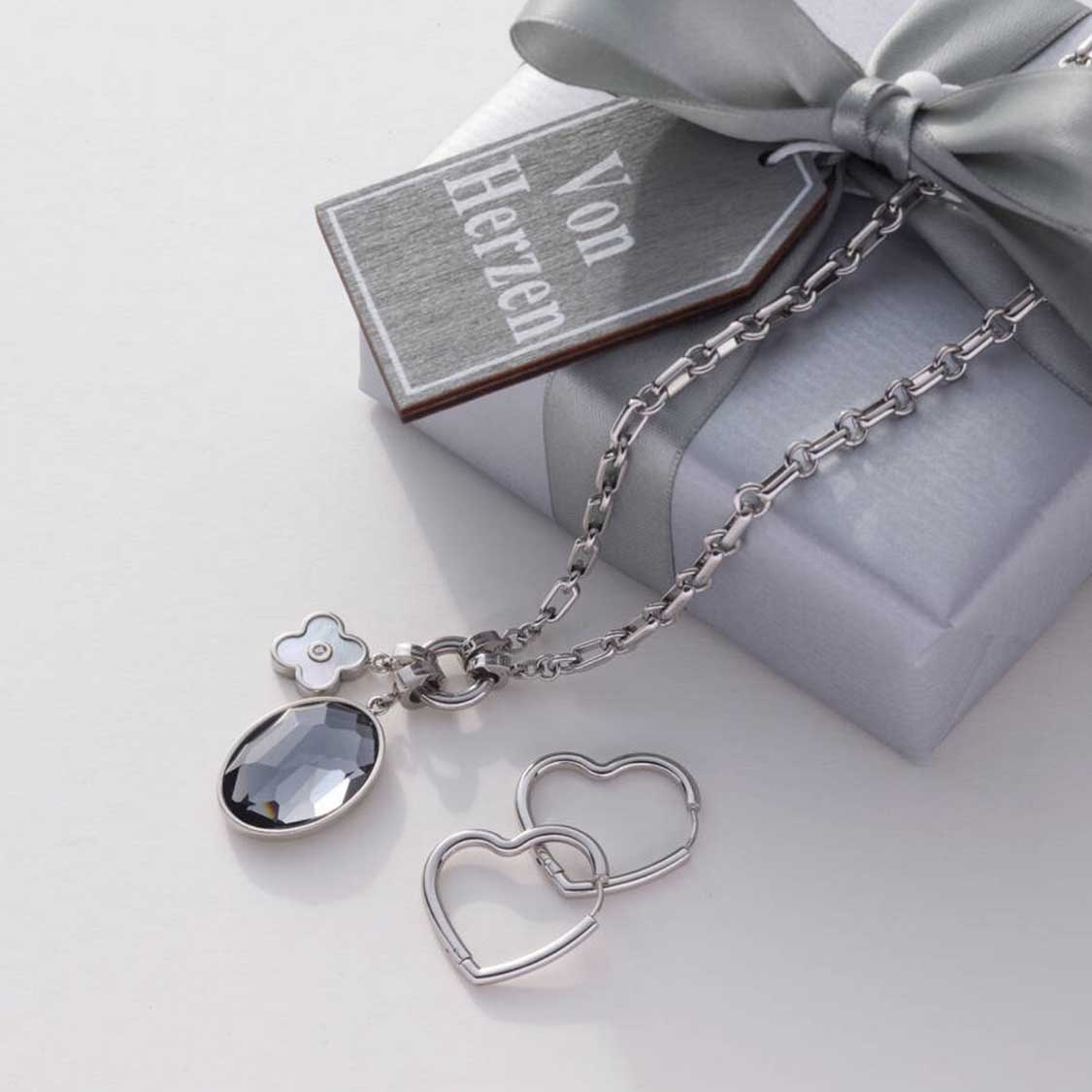 leonardo-yvette-60-cm-collier-acier-argent image 8