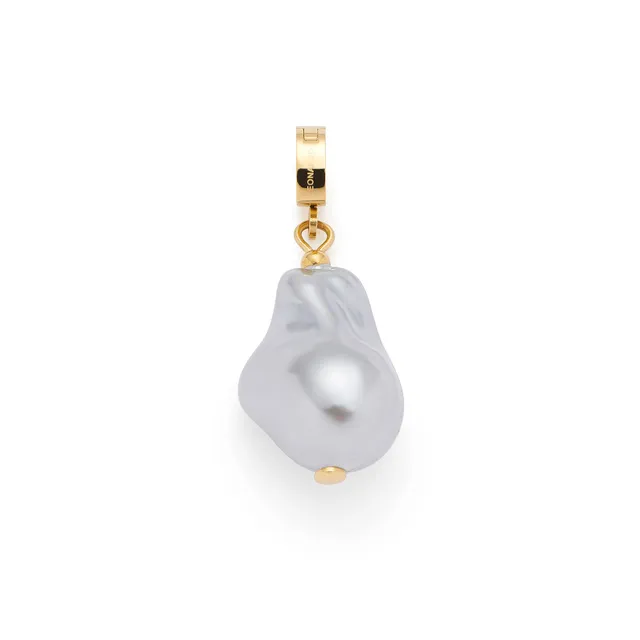 leonardo-wilmi-clip-mix-pendentif-perle-gris-dor image 1