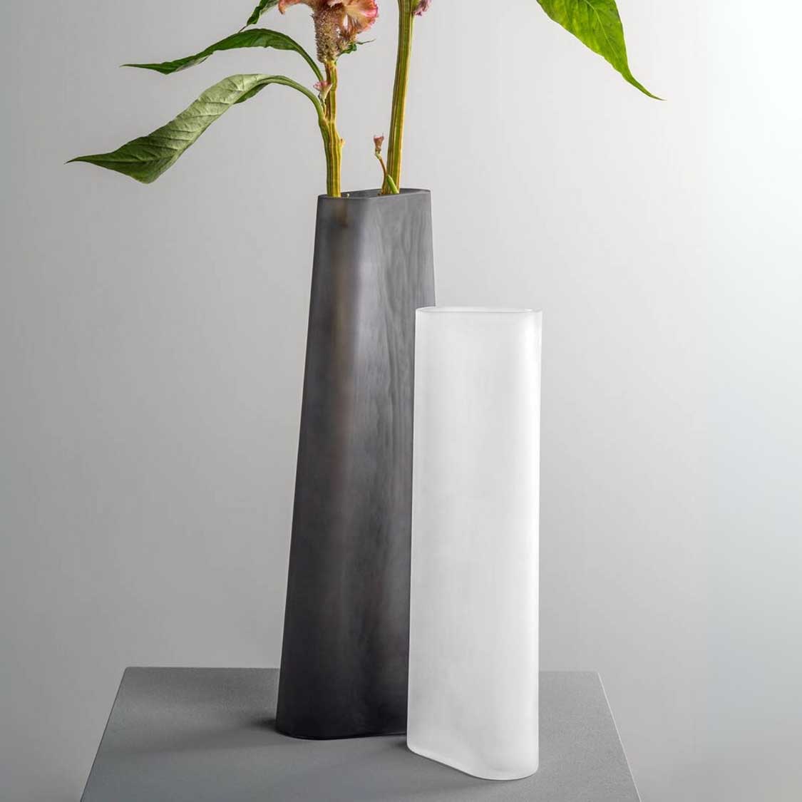 leonardo-turno-vase-42-cm-gris-satin-mat image 5
