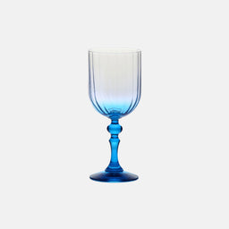 krosno-bubble-verre-vin-300-ml-pied-bleu-marine-ombr image 8