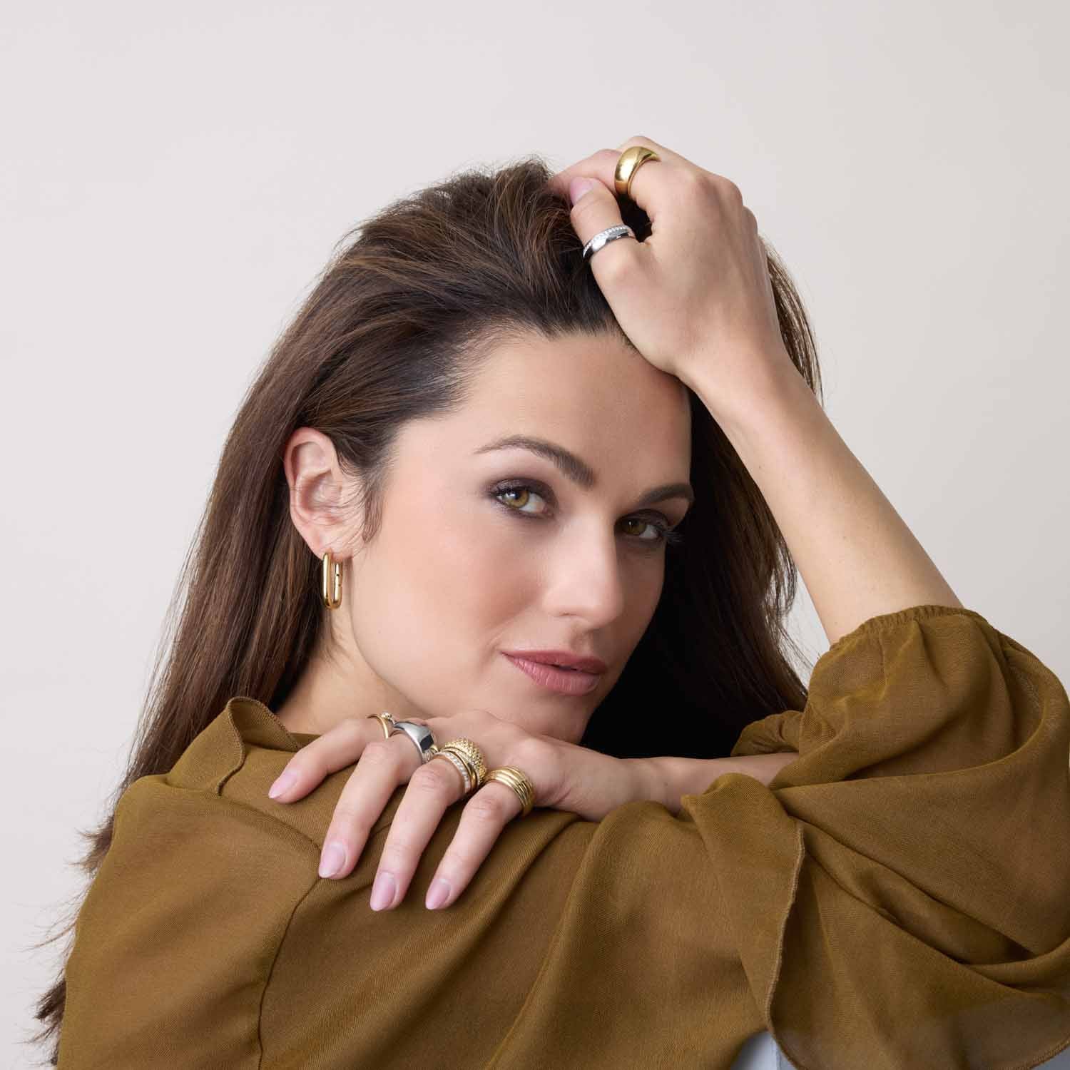 leonardo-georgette-19-bague-dor-e-acier-taille-19 image 7
